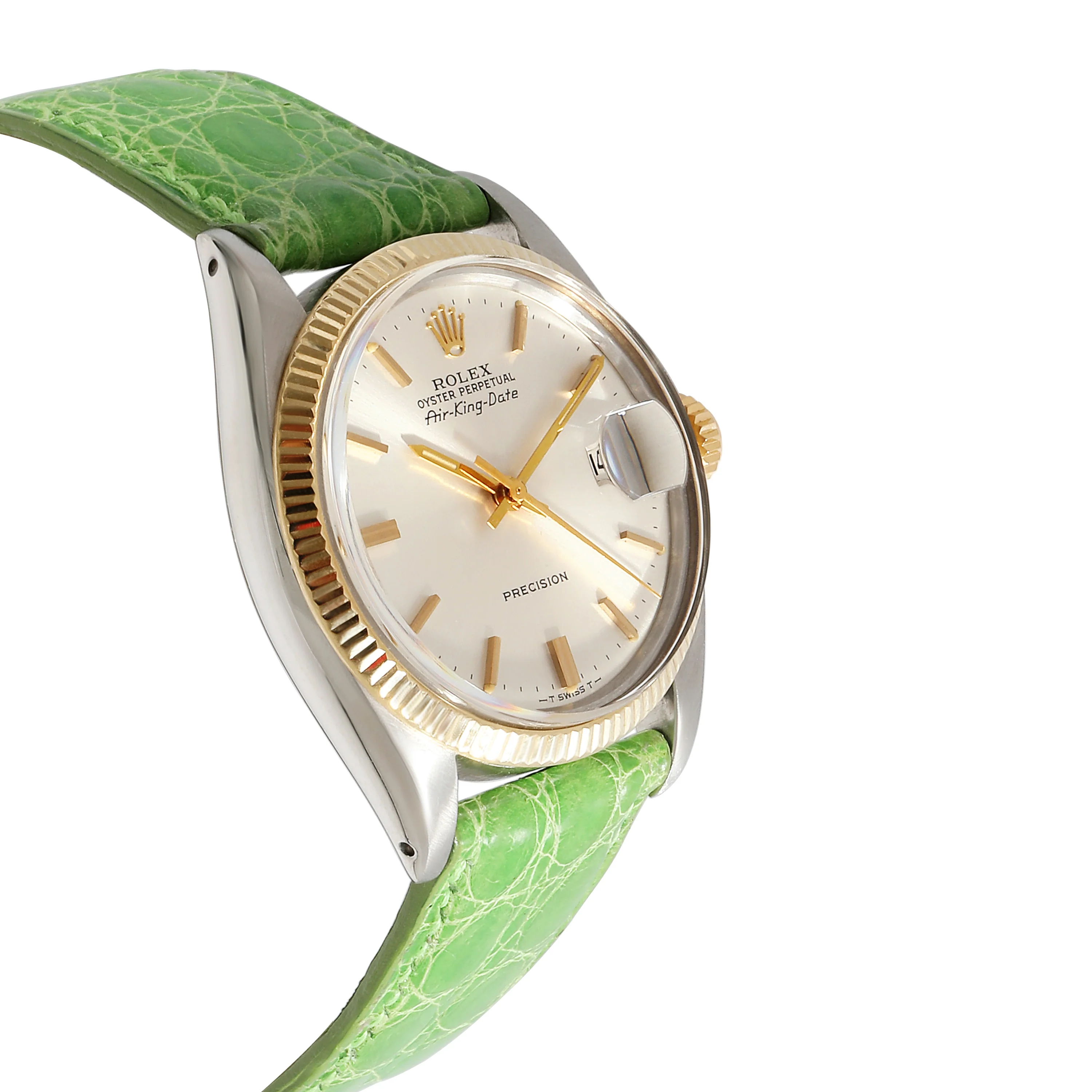 Rolex Air-King Date 5701 Mens Watch in 14kt Stainless Steel/Yellow Gold - Image 2