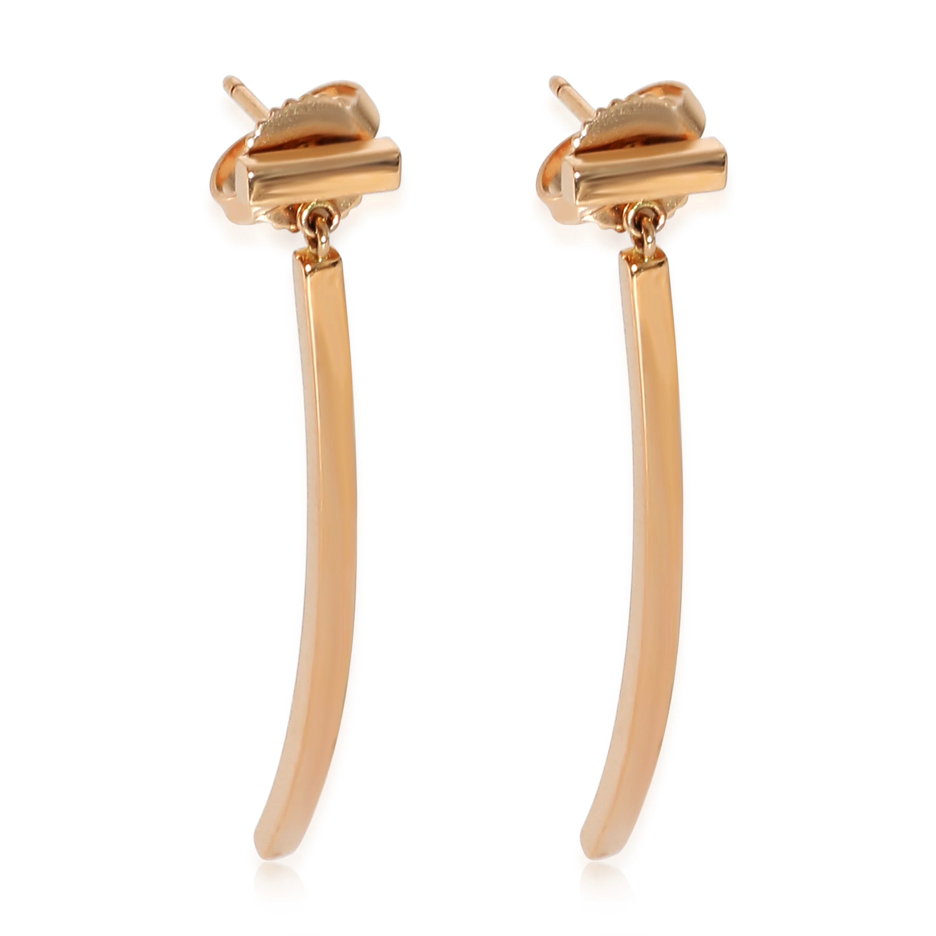 Tiffany & Co. Tiffany T Bar Earrings in 18k Rose Gold