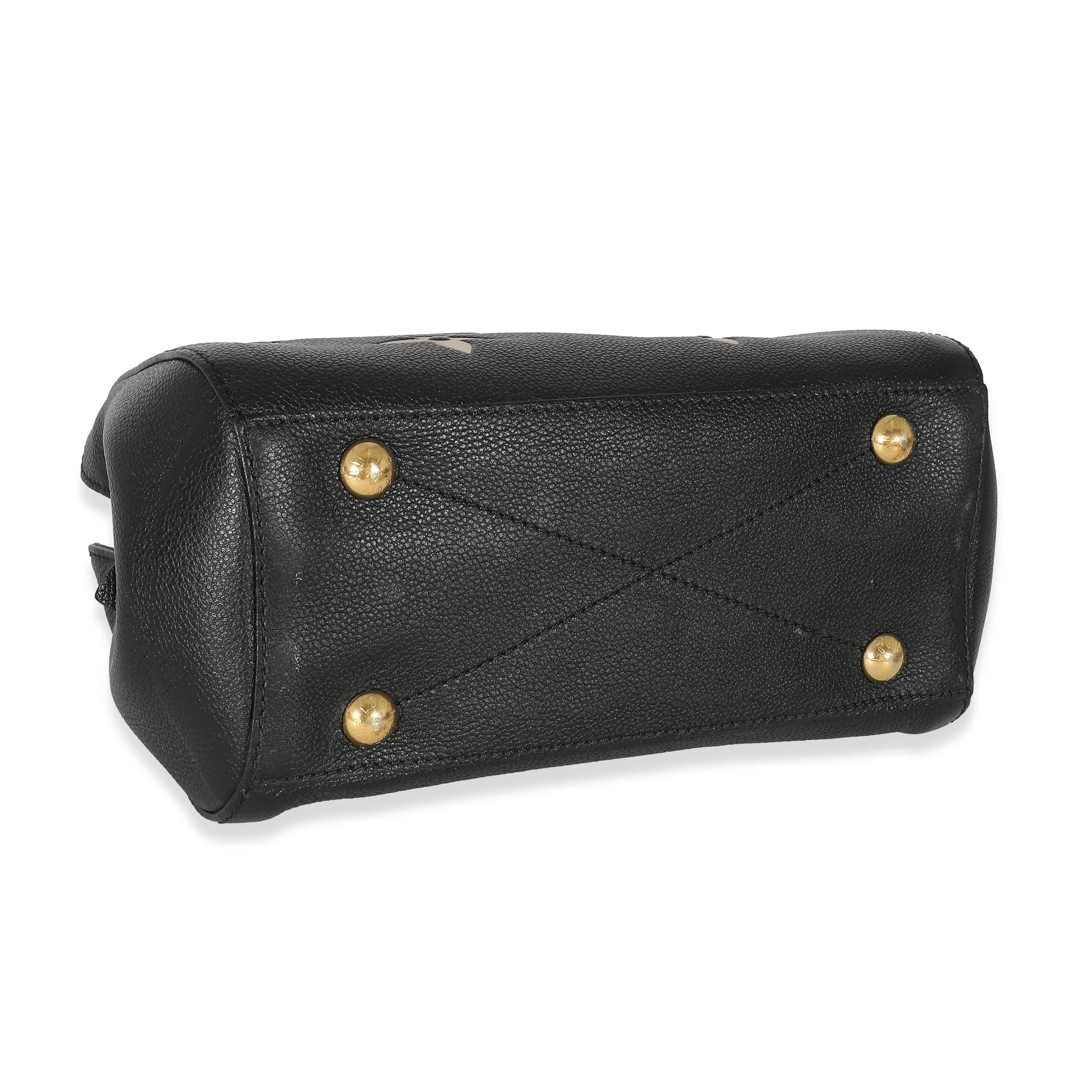 Louis Vuitton Black Beige Monogram Empreinte Montaigne BB - Image 7