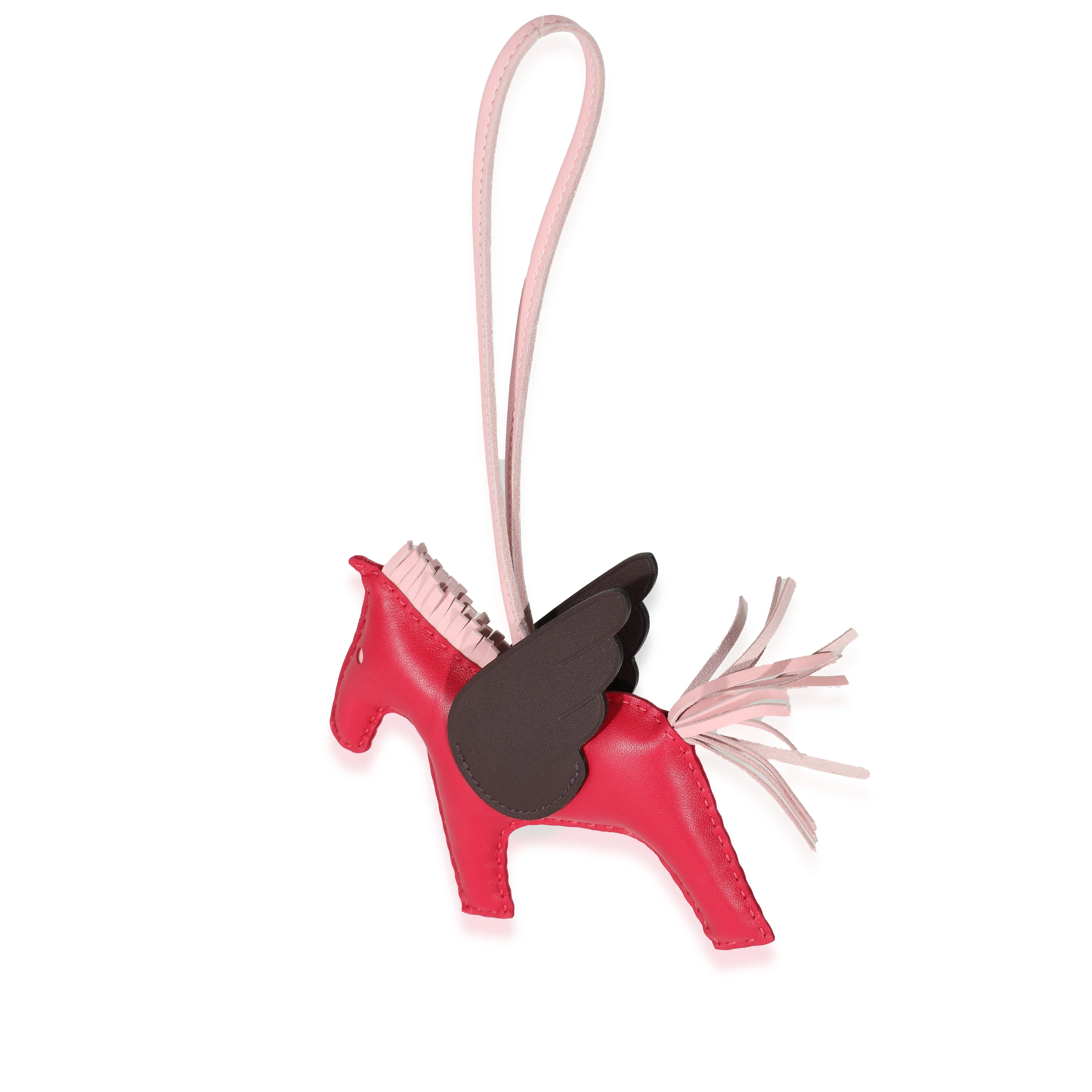 Hermès Milo Lambskin Framboise Rose Sakura Rouge Sellier Rodeo Pegase MM - Image 2