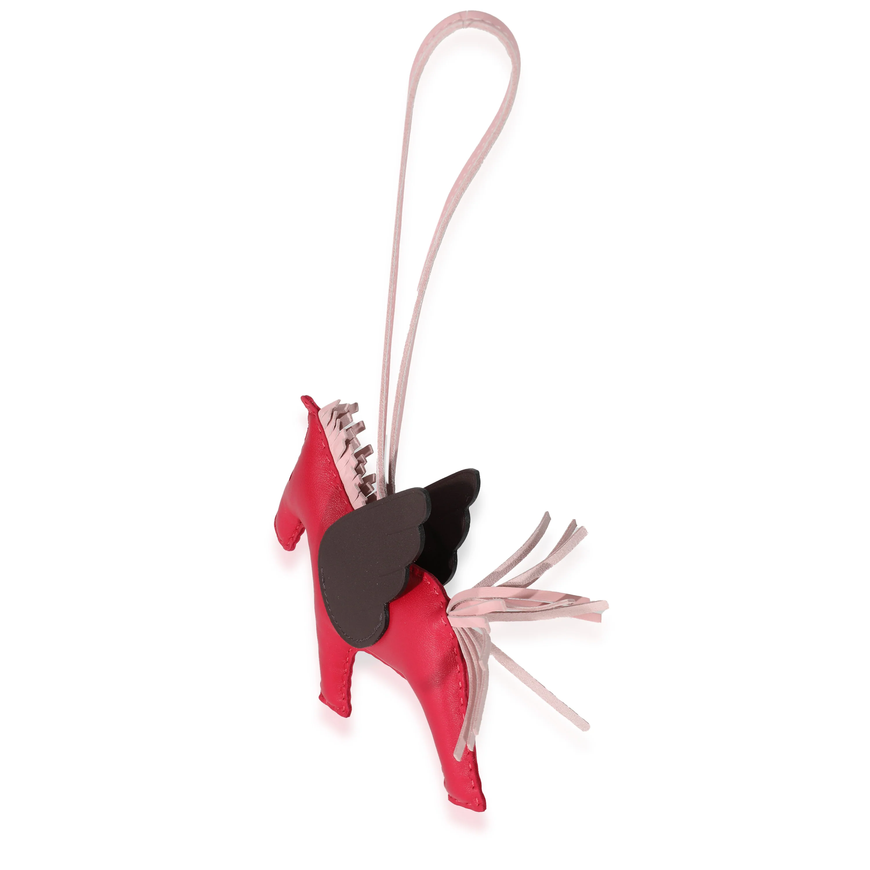 Hermès Milo Lambskin Framboise Rose Sakura Rouge Sellier Rodeo Pegase MM - Image 3