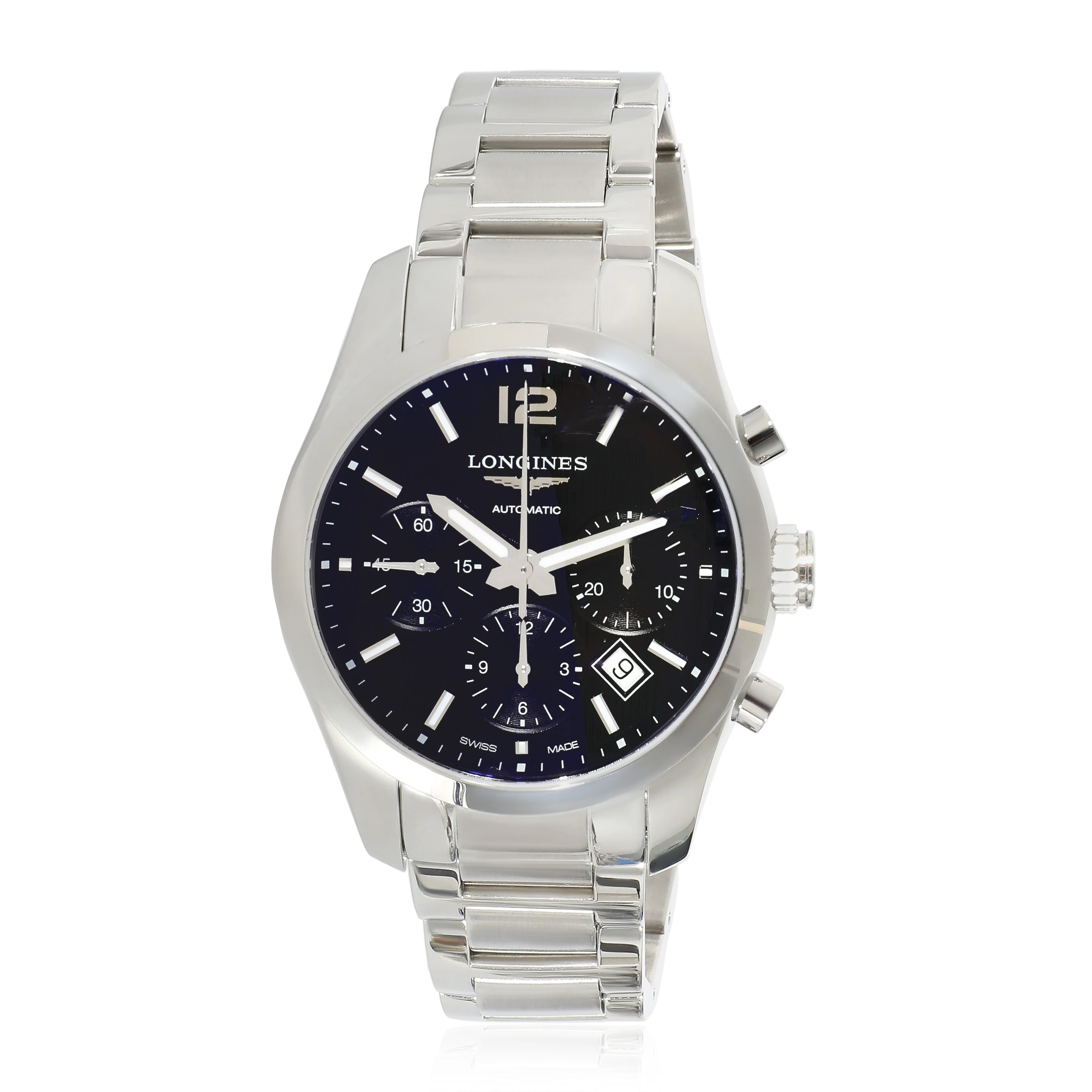 Longines Conquest Classic Chrono L2.786.4 Mens Watch in Stainless Steel - Image 5