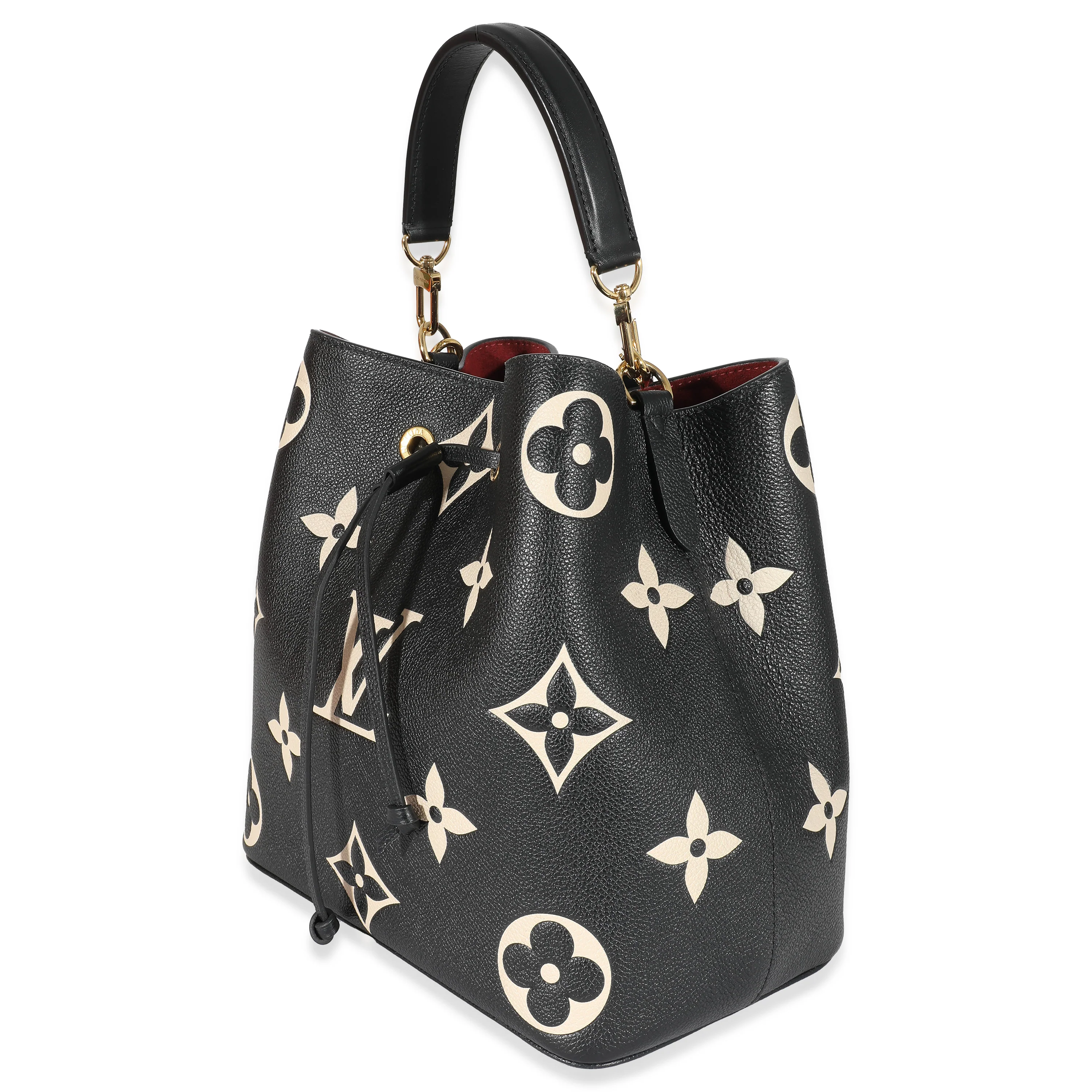 Louis Vuitton Black Beige Monogram Empreinte NéoNoé MM - Image 2