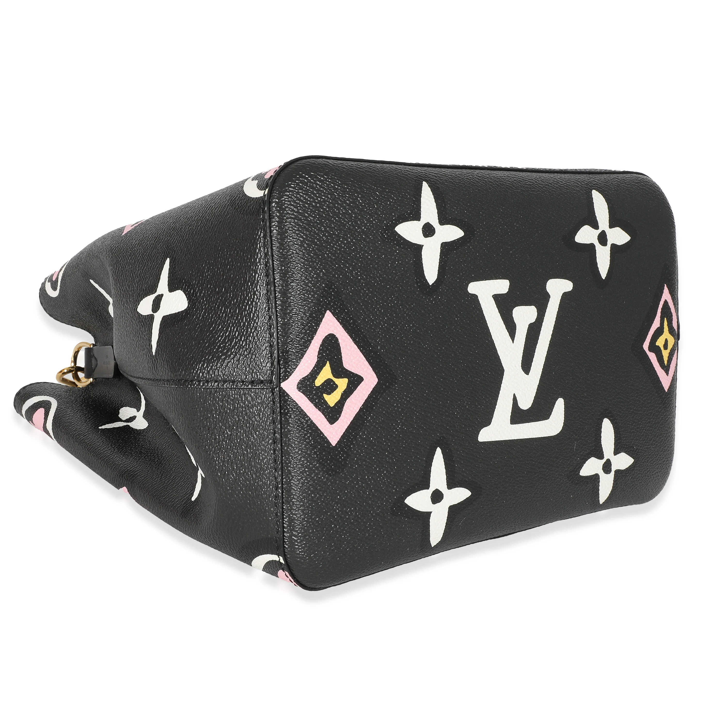 Louis Vuitton Black Monogram Giant Wild At Heart Canvas NéoNoé MM - Image 5