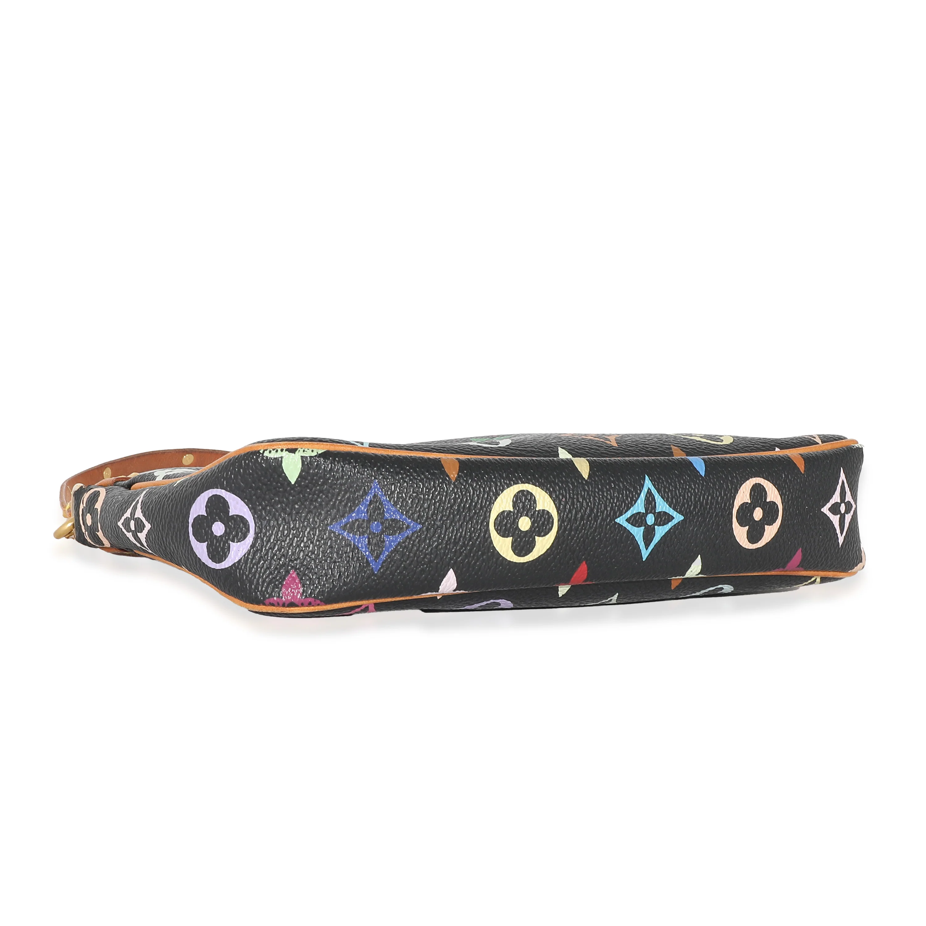 x Takashi Murakami Black Multicolor Canvas Pochette Accessories - Image 3