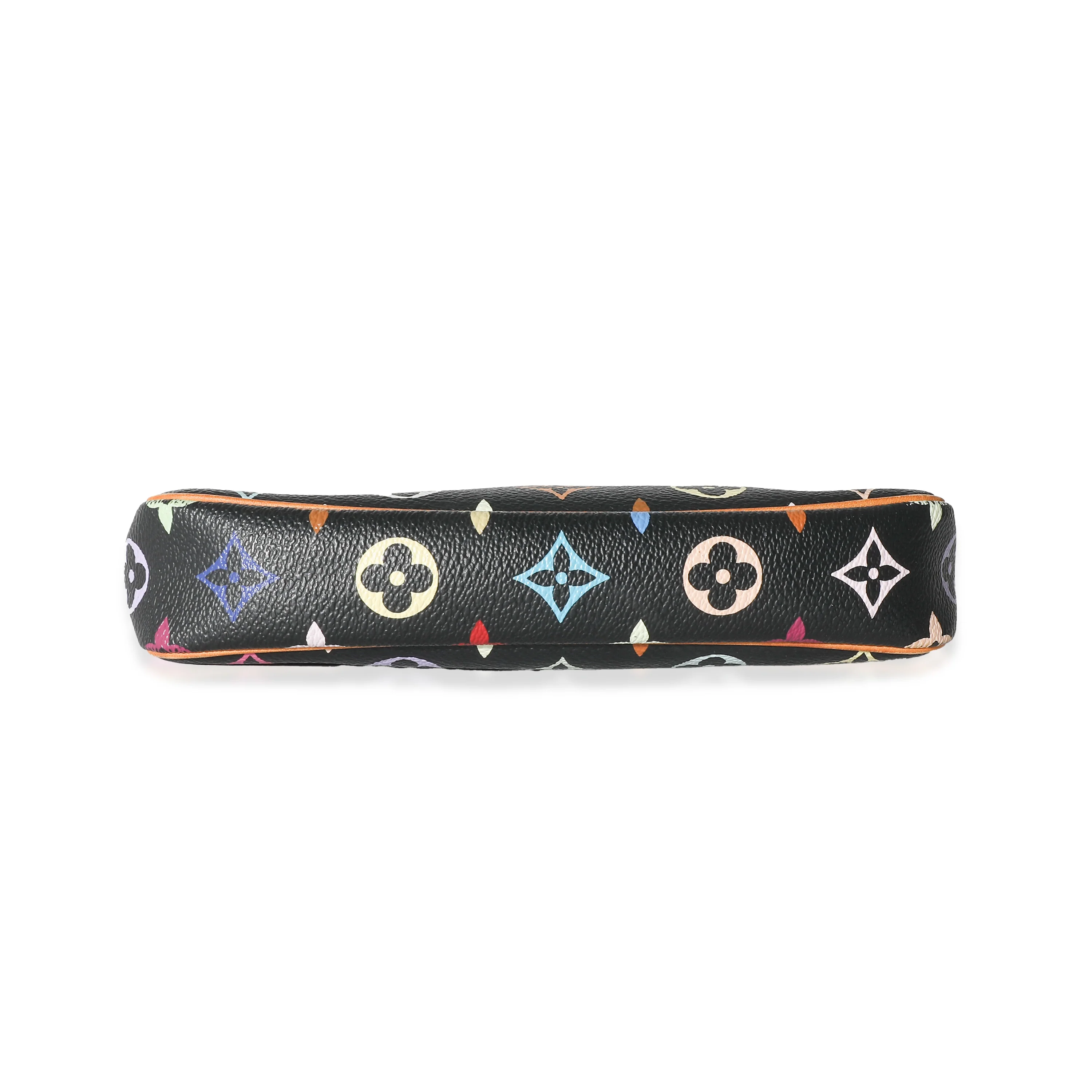 x Takashi Murakami Black Multicolor Canvas Pochette Accessories - Image 6