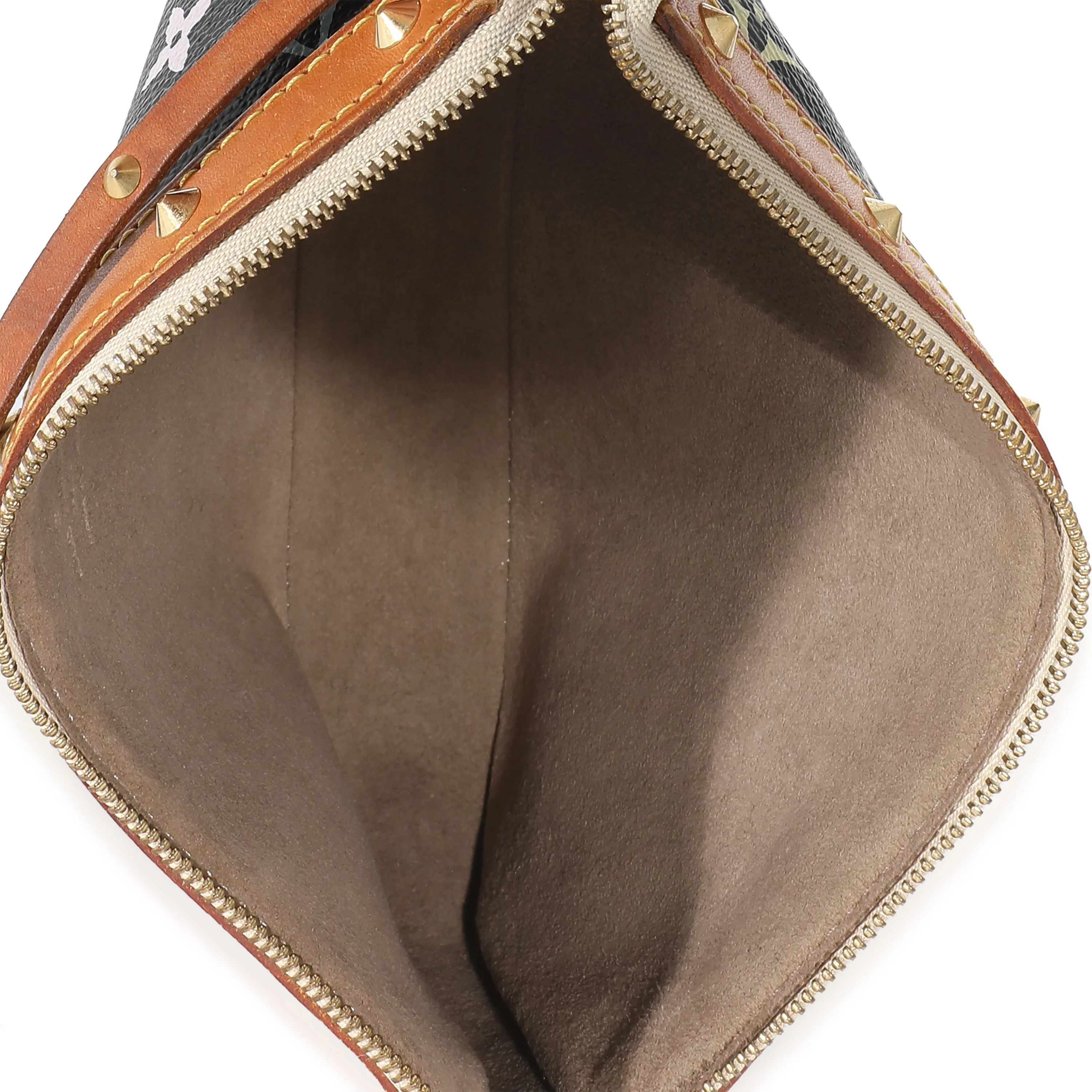 x Takashi Murakami Black Multicolor Canvas Pochette Accessories - Image 7