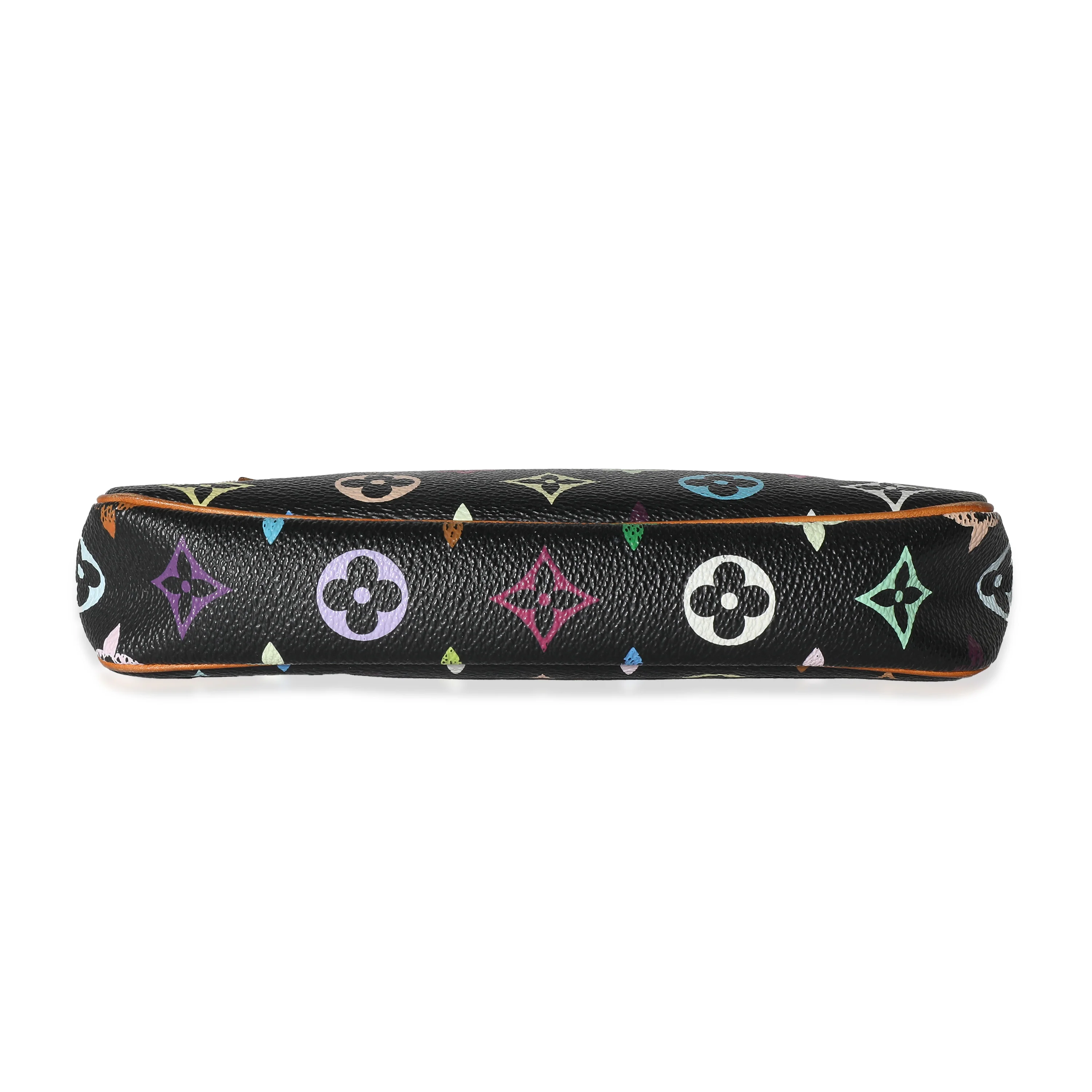 x Takashi Murakami Black Multicolore Canvas Pochette Accessoires - Image 6
