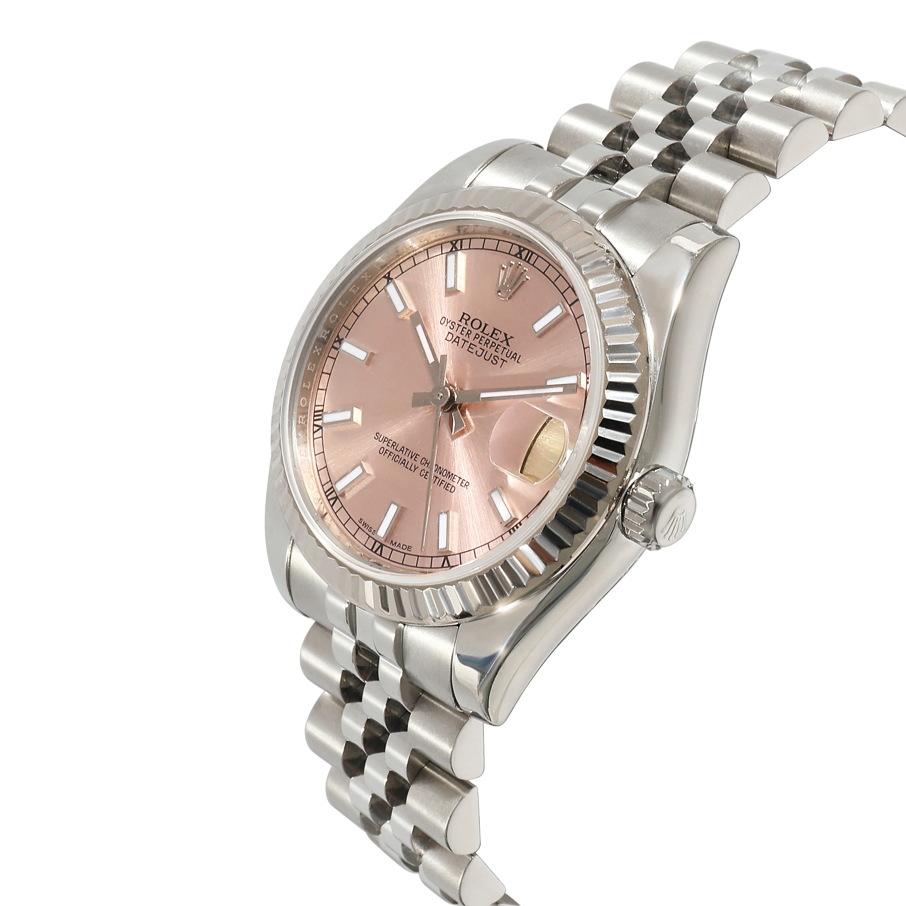 Rolex Datejust 178274 Unisex Watch in 18k Stainless Steel/White Gold - Image 3