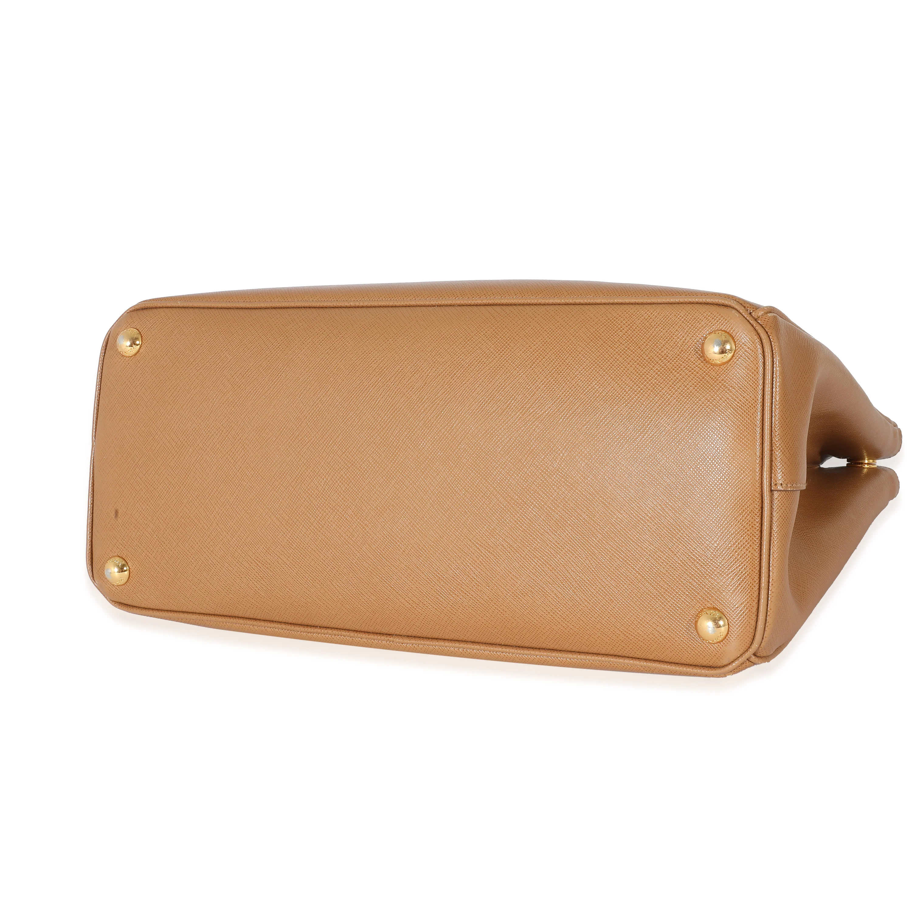 Prada Beige Saffiano Leather Medium Galleria - Image 6