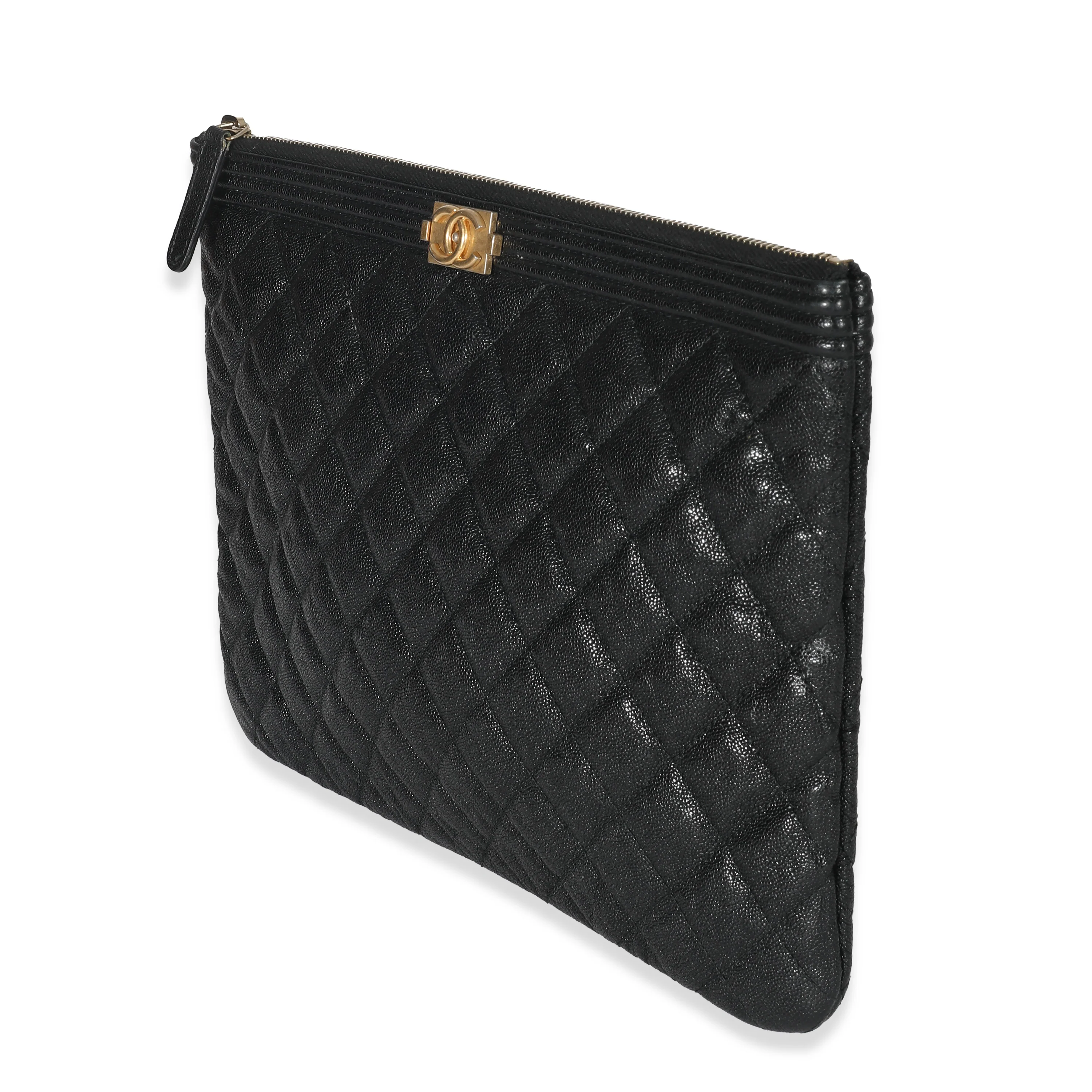Chanel Black Caviar Boy OCase - Image 2