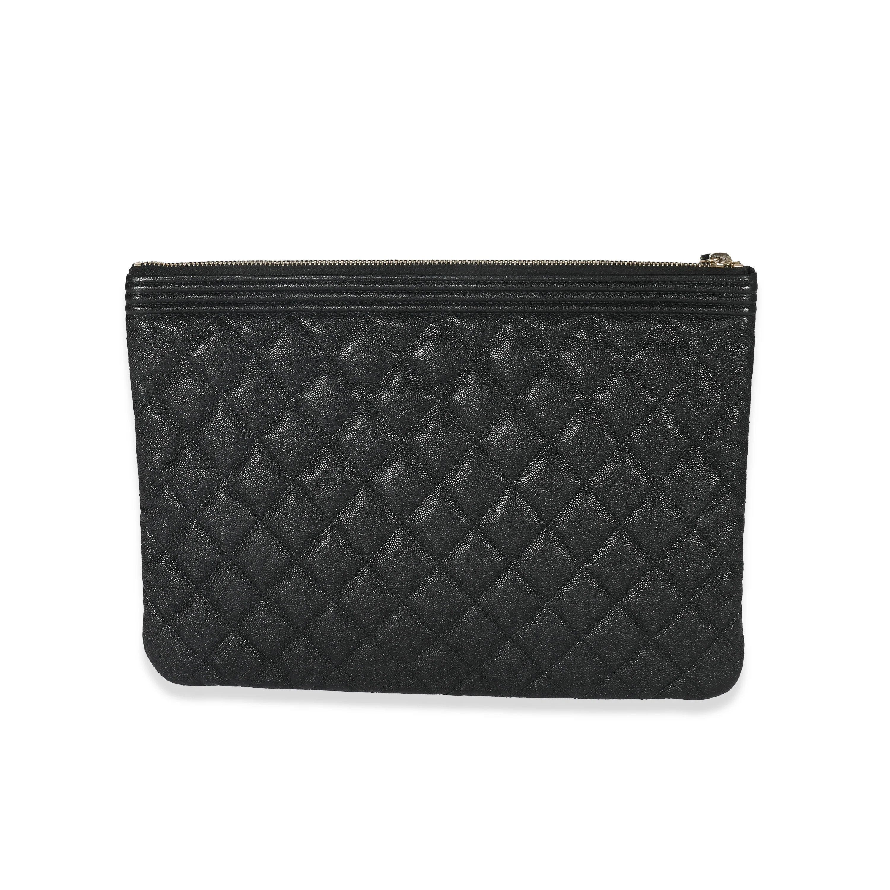 Chanel Black Caviar Boy OCase - Image 3