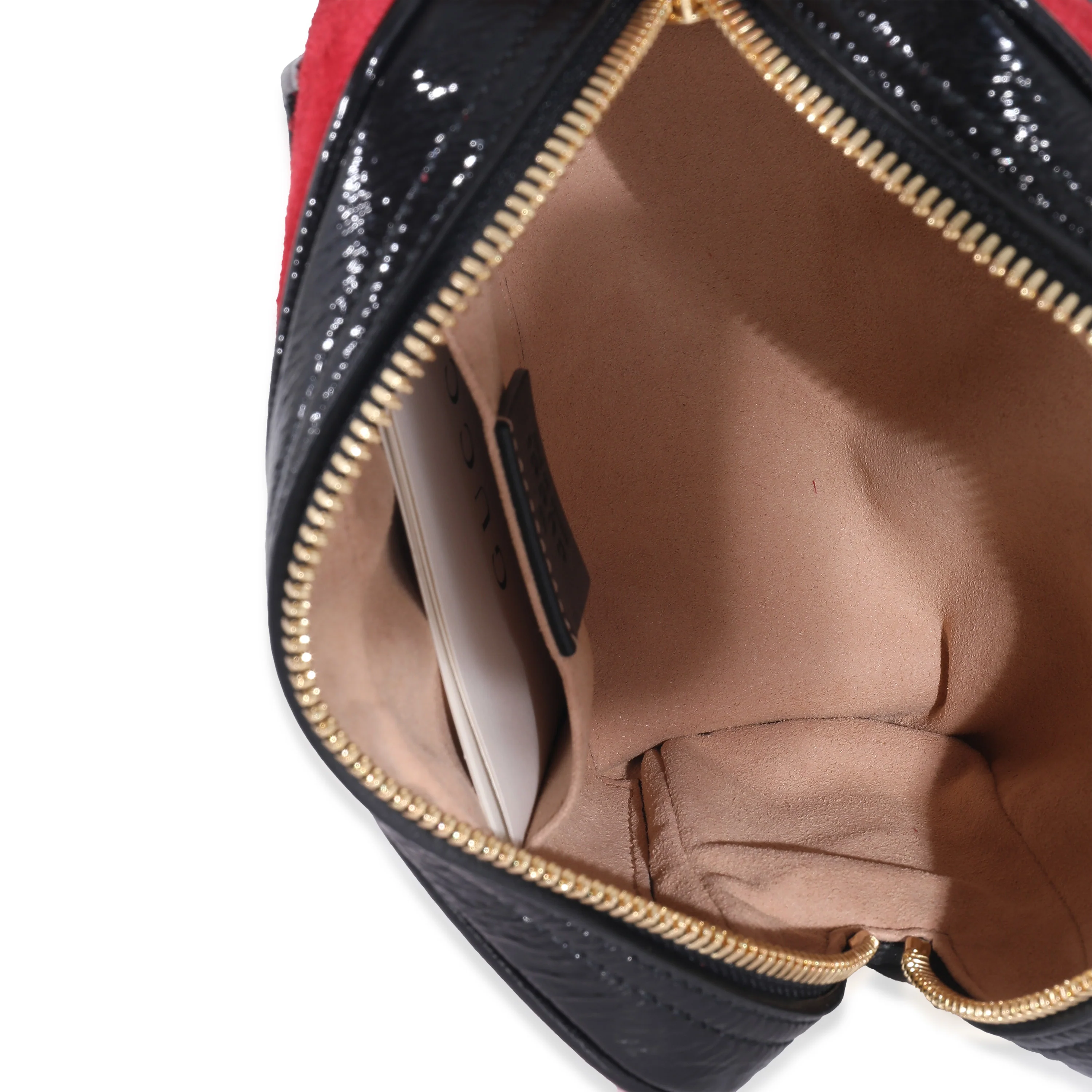 Gucci Red Suede Small Ophidia Belt Bag 85 - Image 4