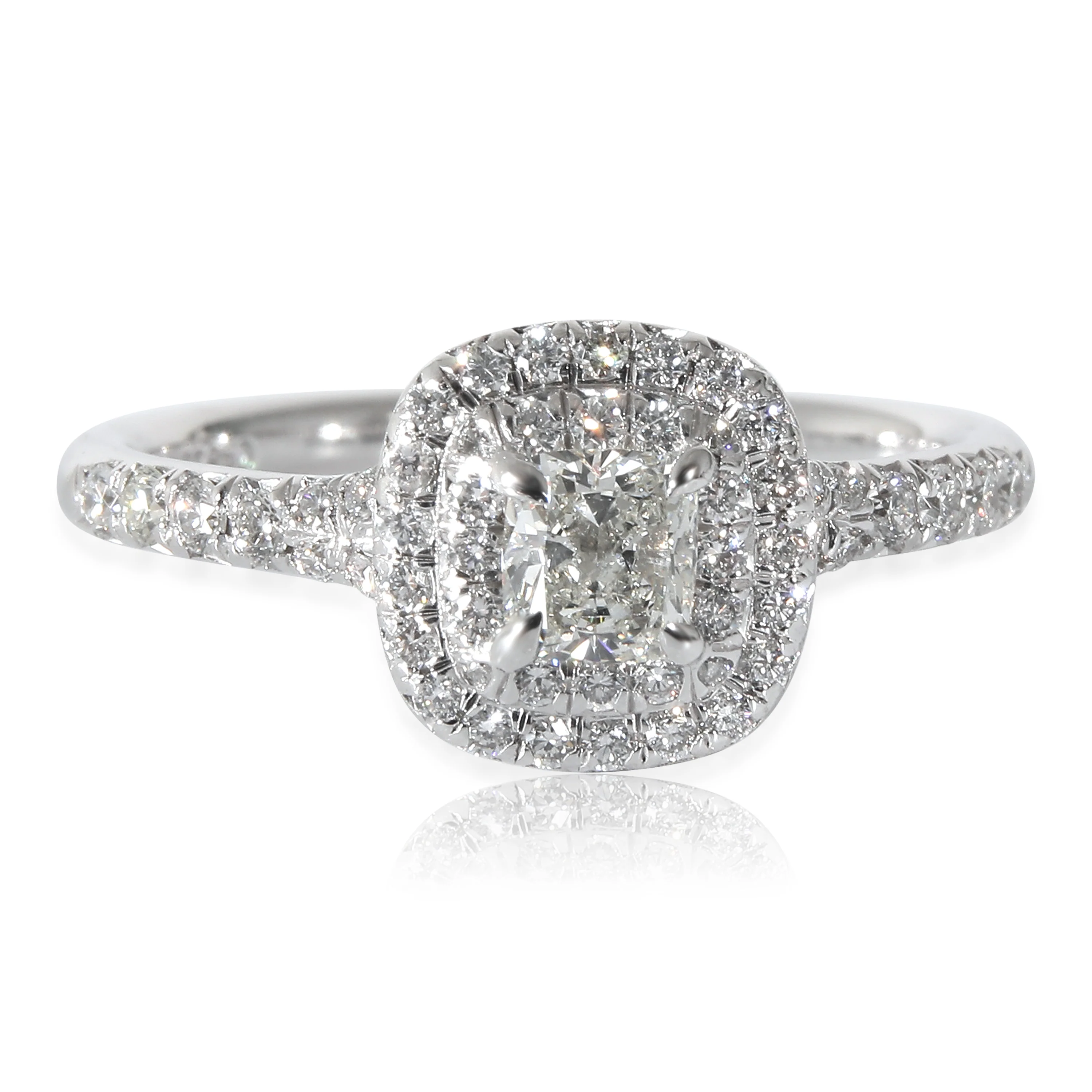 Tiffany & Co. Soleste Engagement Ring in  Platinum H VS1 0.57 CTW