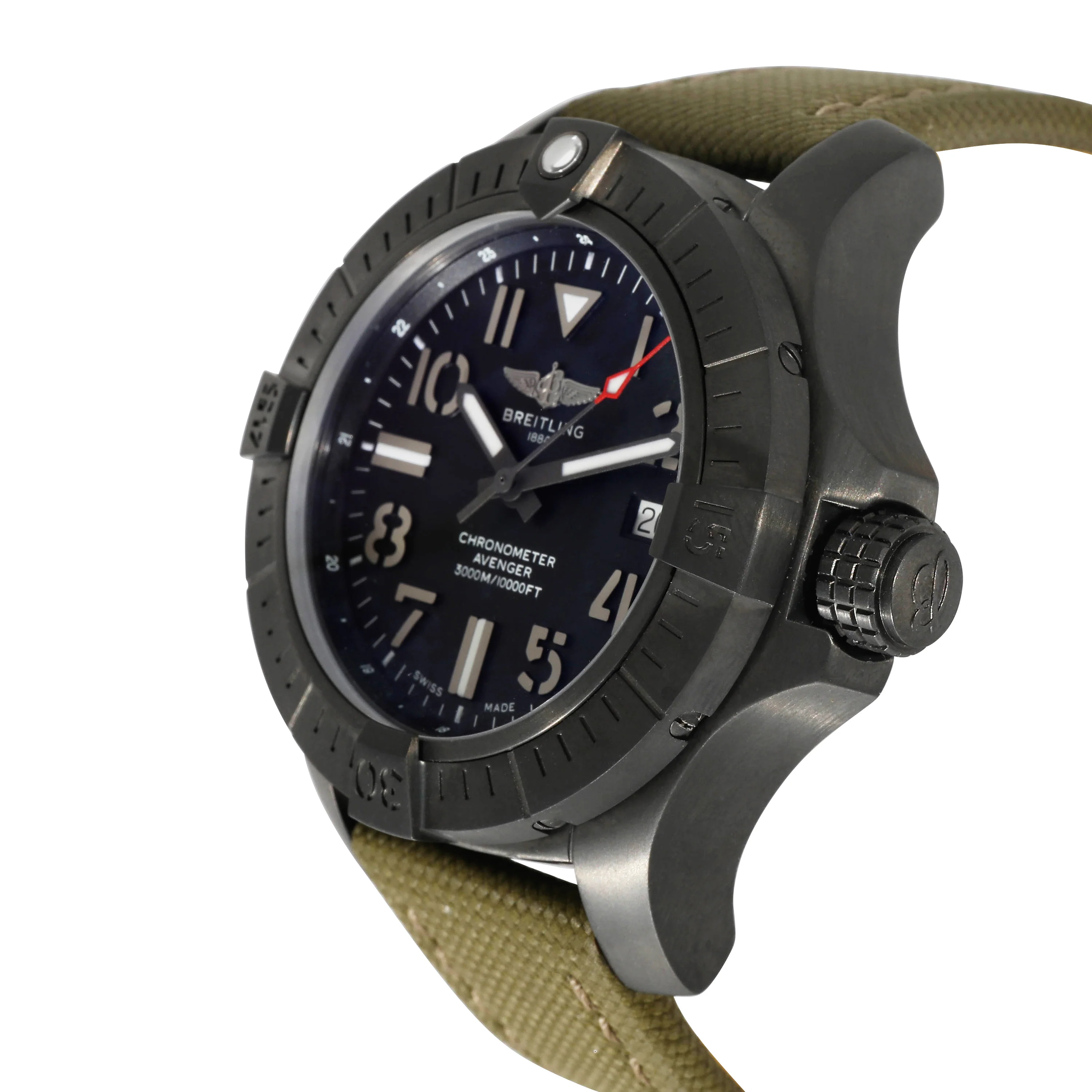 Breitling Avenger Seawolf Night Mission V17319101B1X2 Mens Watch in Titanium - Image 3