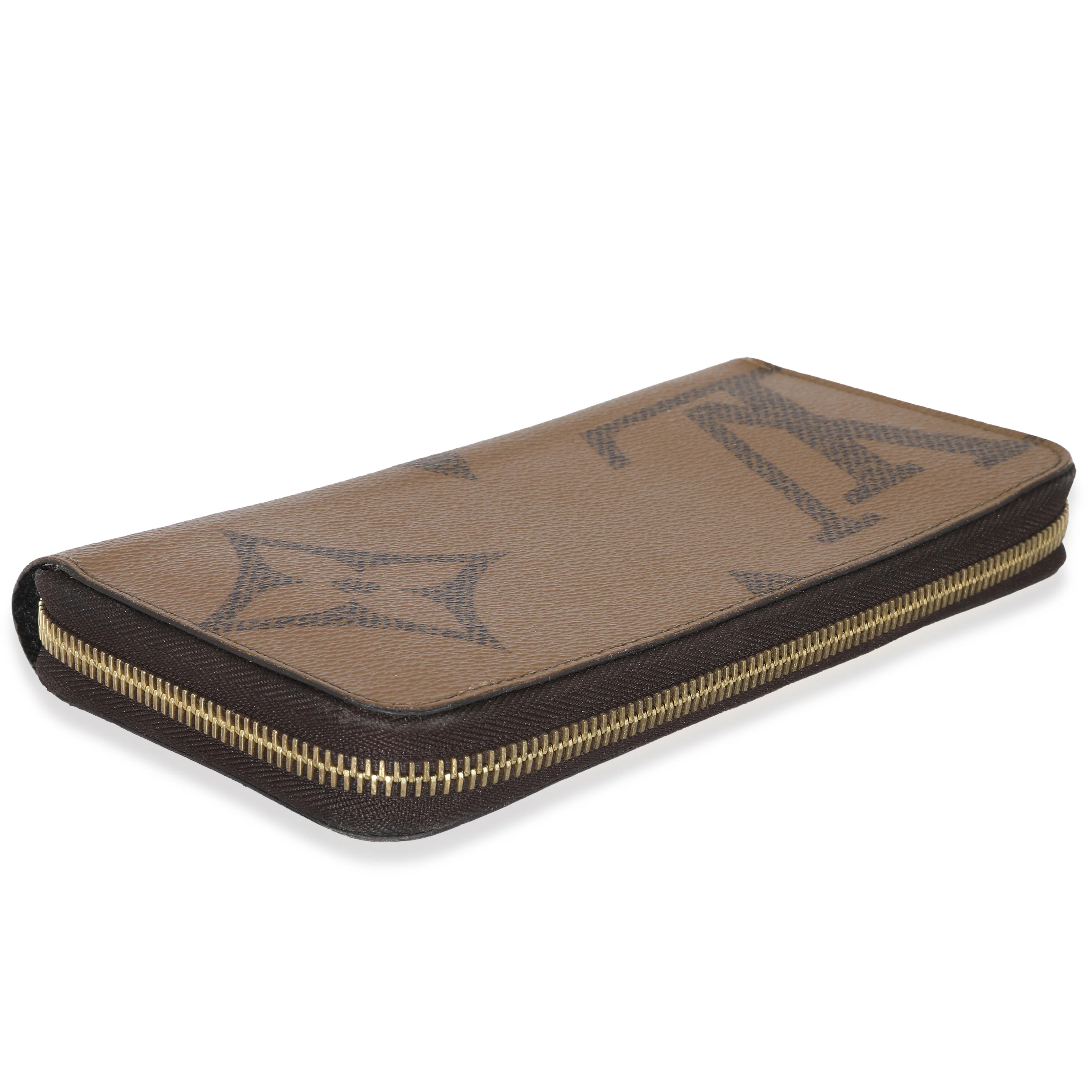 Louis Vuitton Giant Monogram Reverse Canvas Zippy Wallet - Image 6