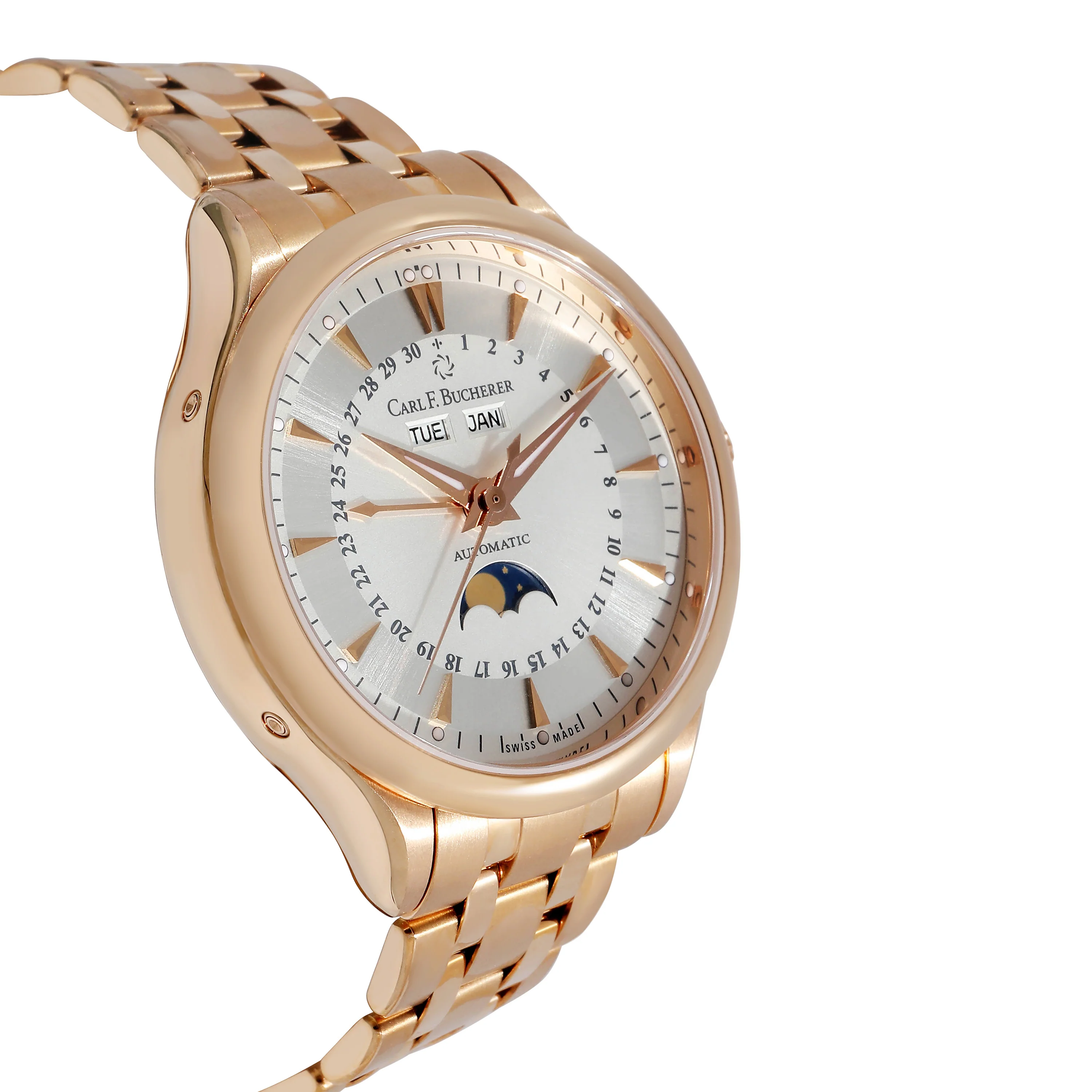 Manero Moonphase 10909.03A Mens Watch in 18k Rose Gold - Image 2