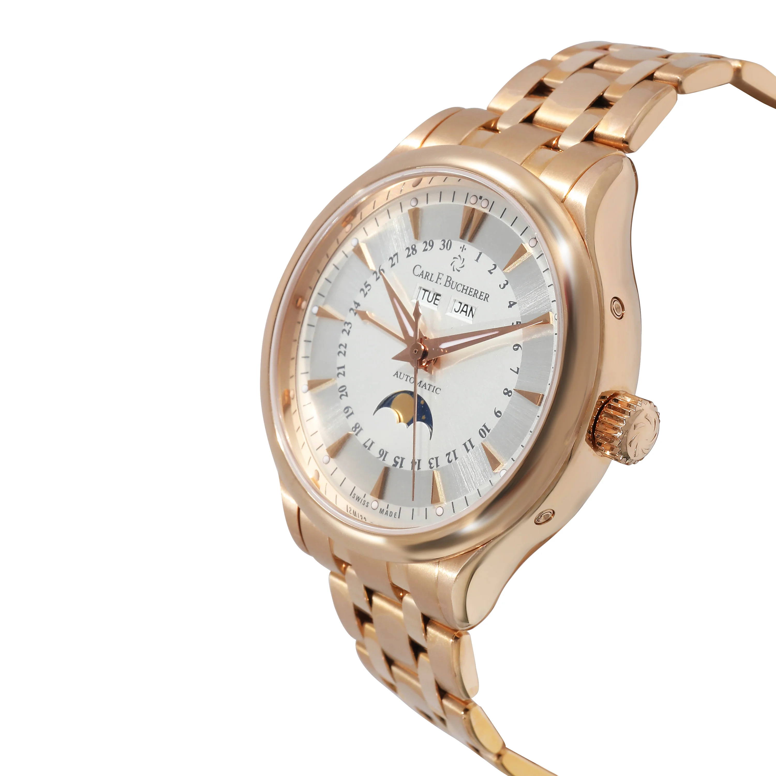 Manero Moonphase 10909.03A Mens Watch in 18k Rose Gold - Image 3