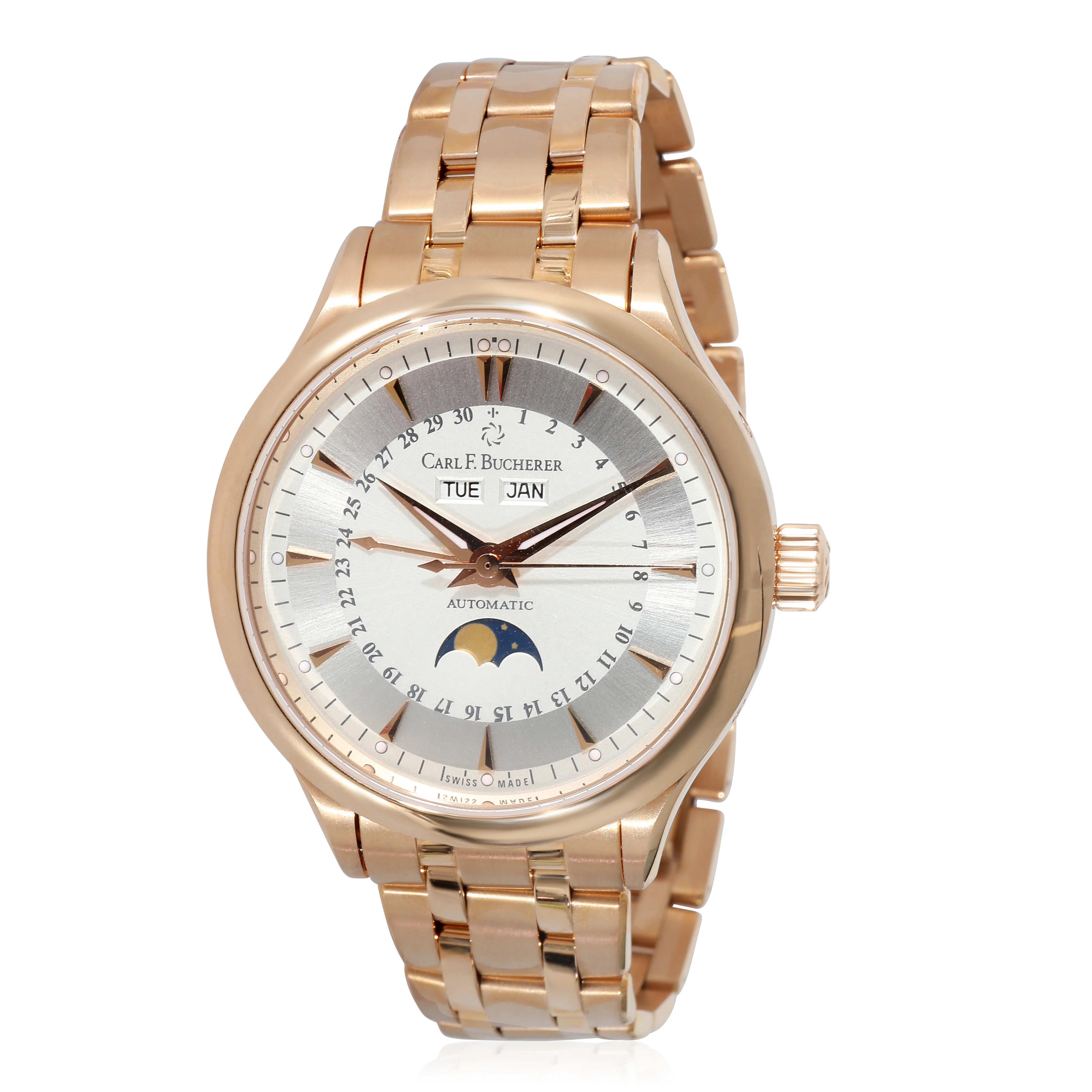 Manero Moonphase 10909.03A Mens Watch in 18k Rose Gold - Image 5