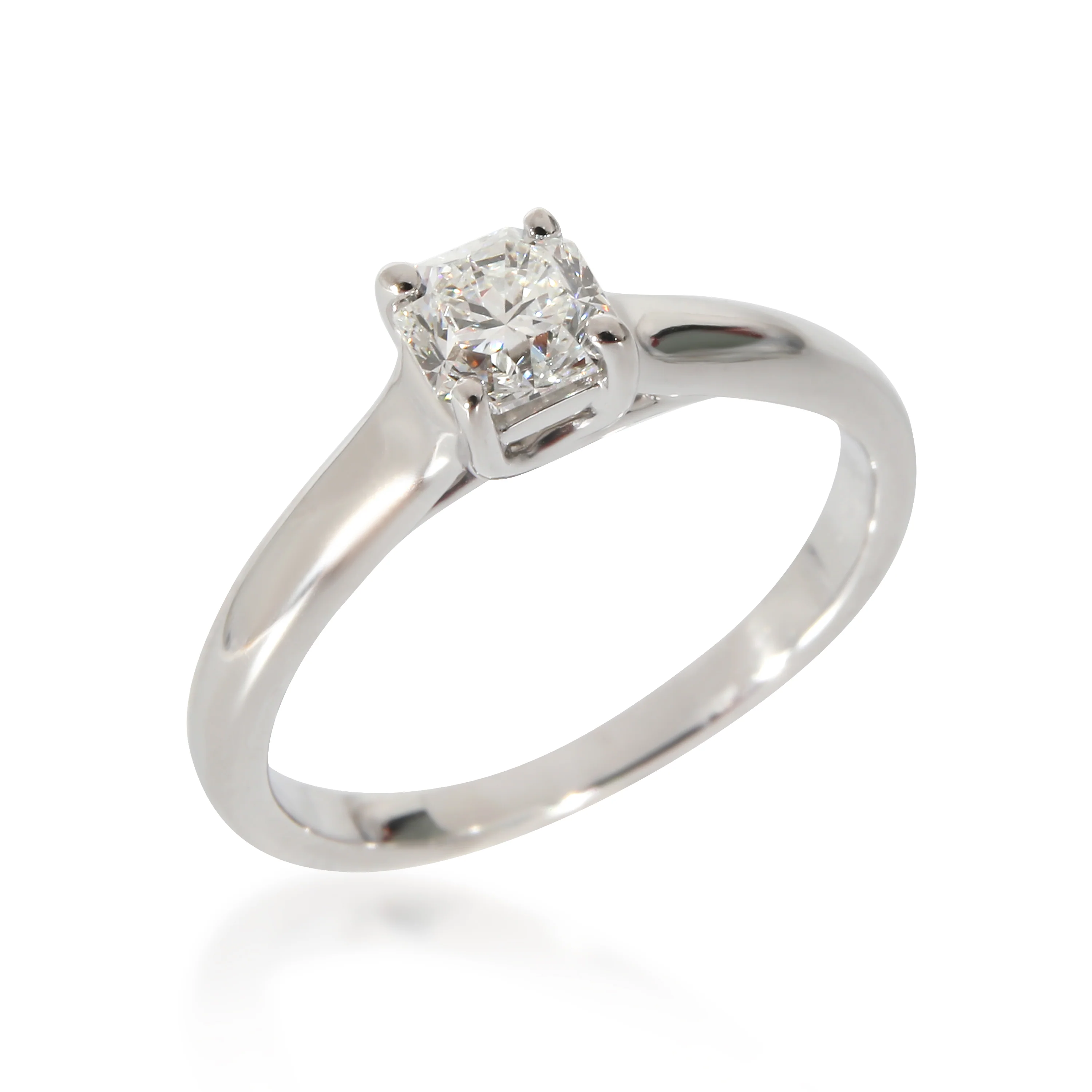 Lucida Diamond Engagement Ring in Platinum E VS2 0.52 CTW - Image 4
