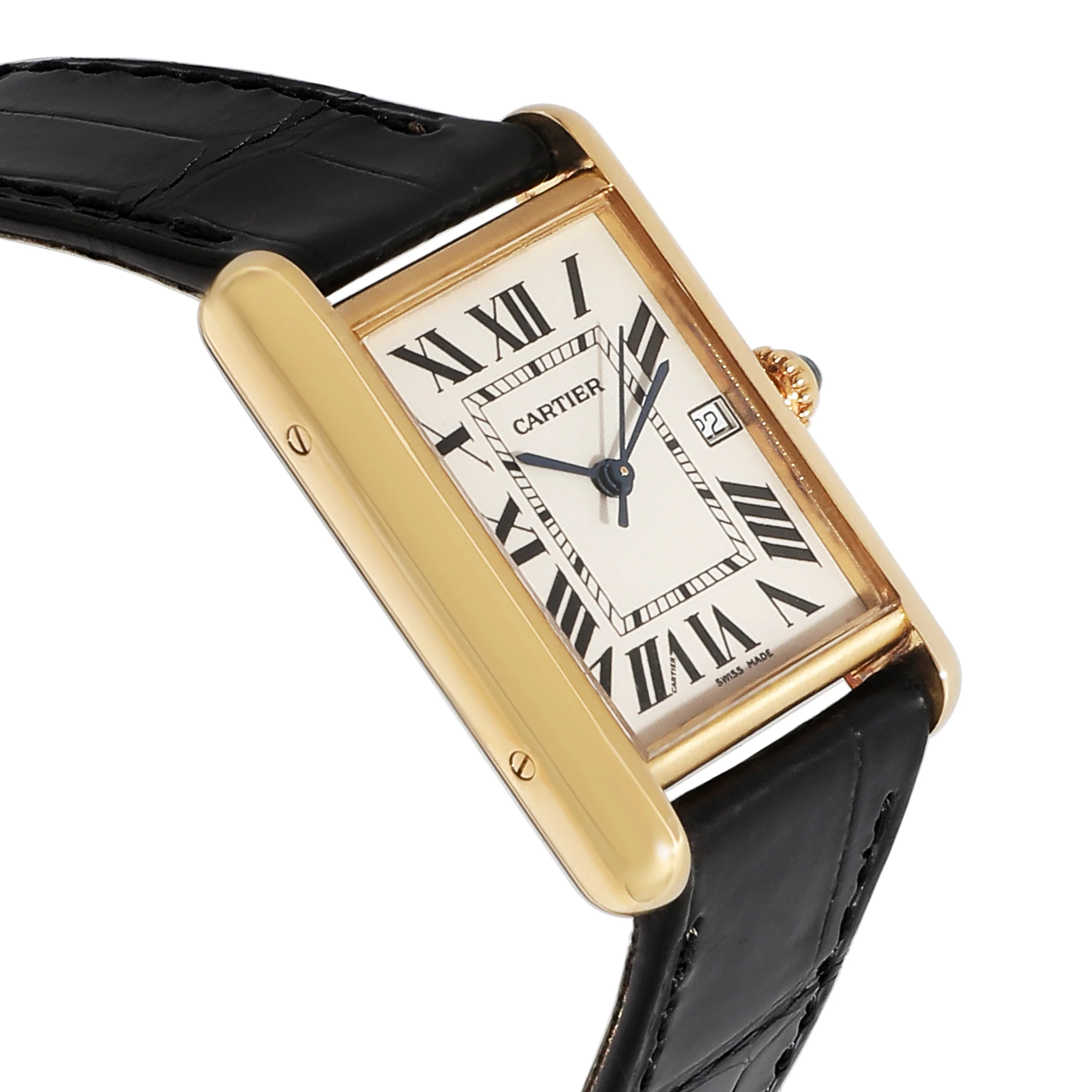 Cartier Tank Louis Cartier W159756 Unisex Watch in 18k Yellow Gold - Image 2