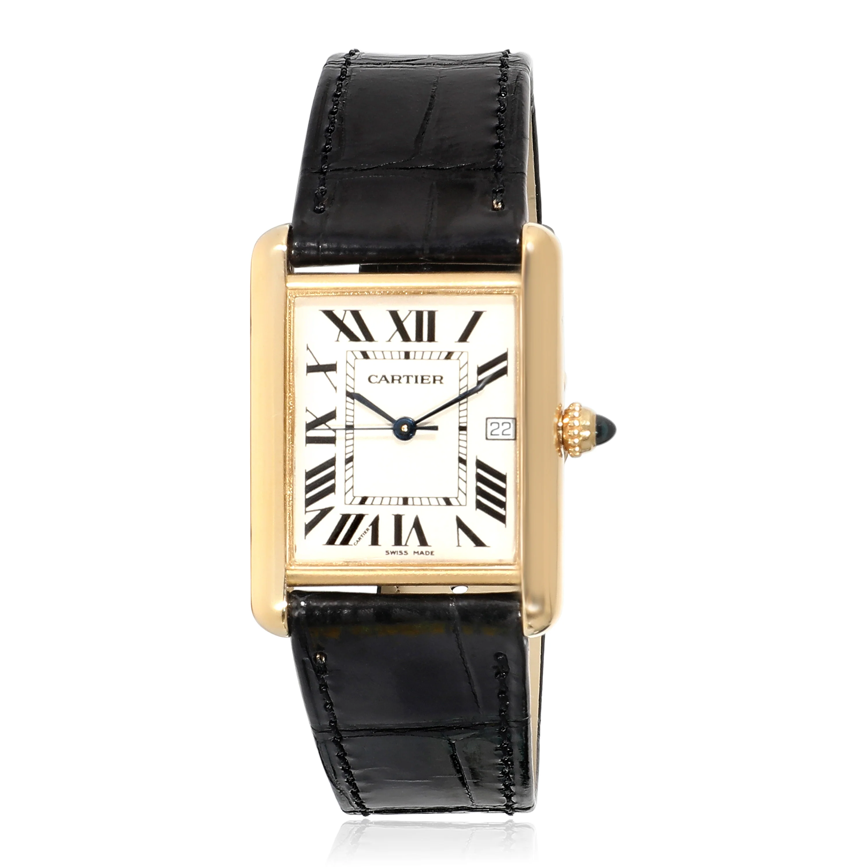 Cartier Tank Louis Cartier W159756 Unisex Watch in 18k Yellow Gold - Image 5