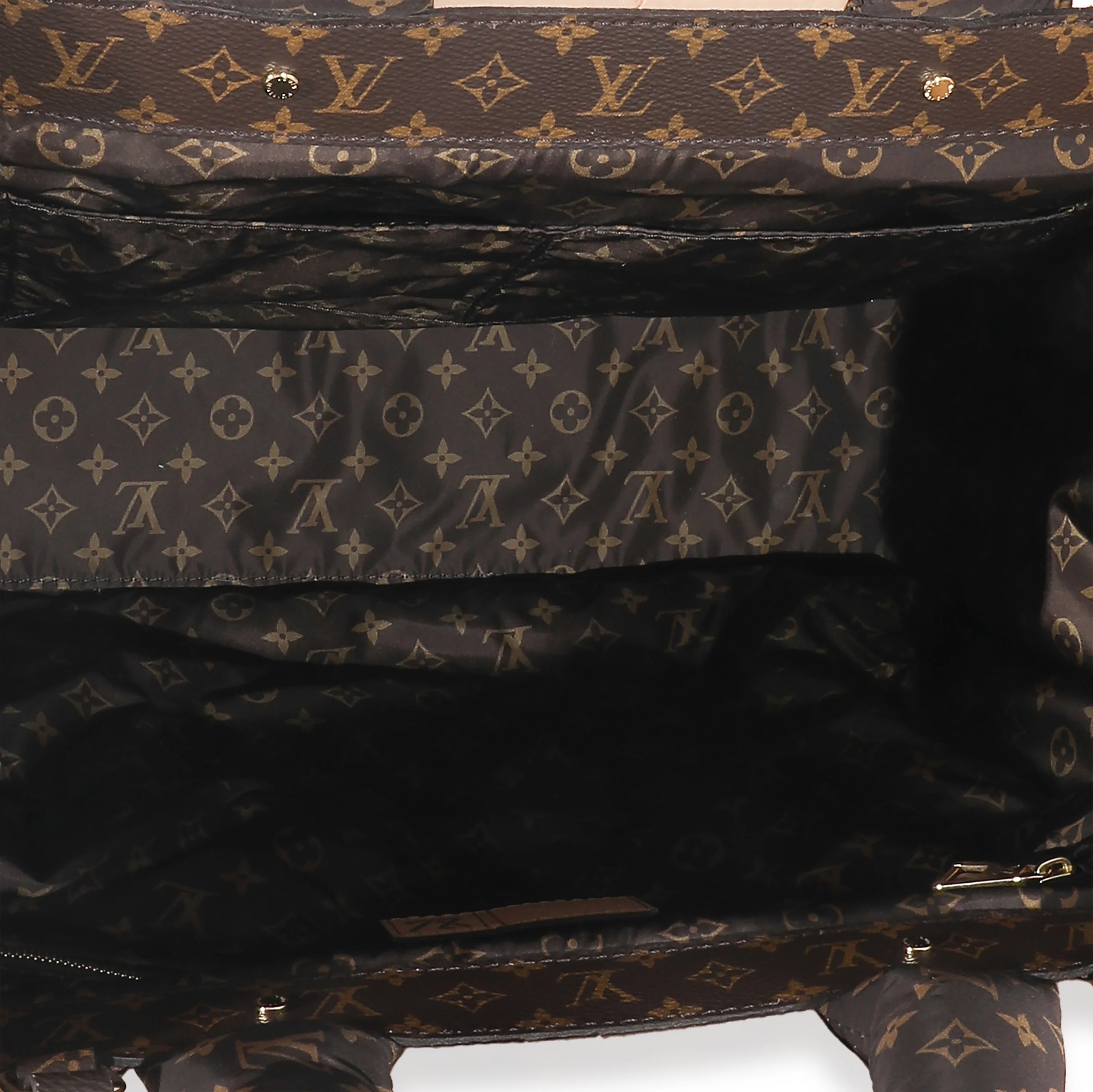 Louis Vuitton Beige Econyl Nylon Monogram Pillow Giant Onthego GM - Image 4
