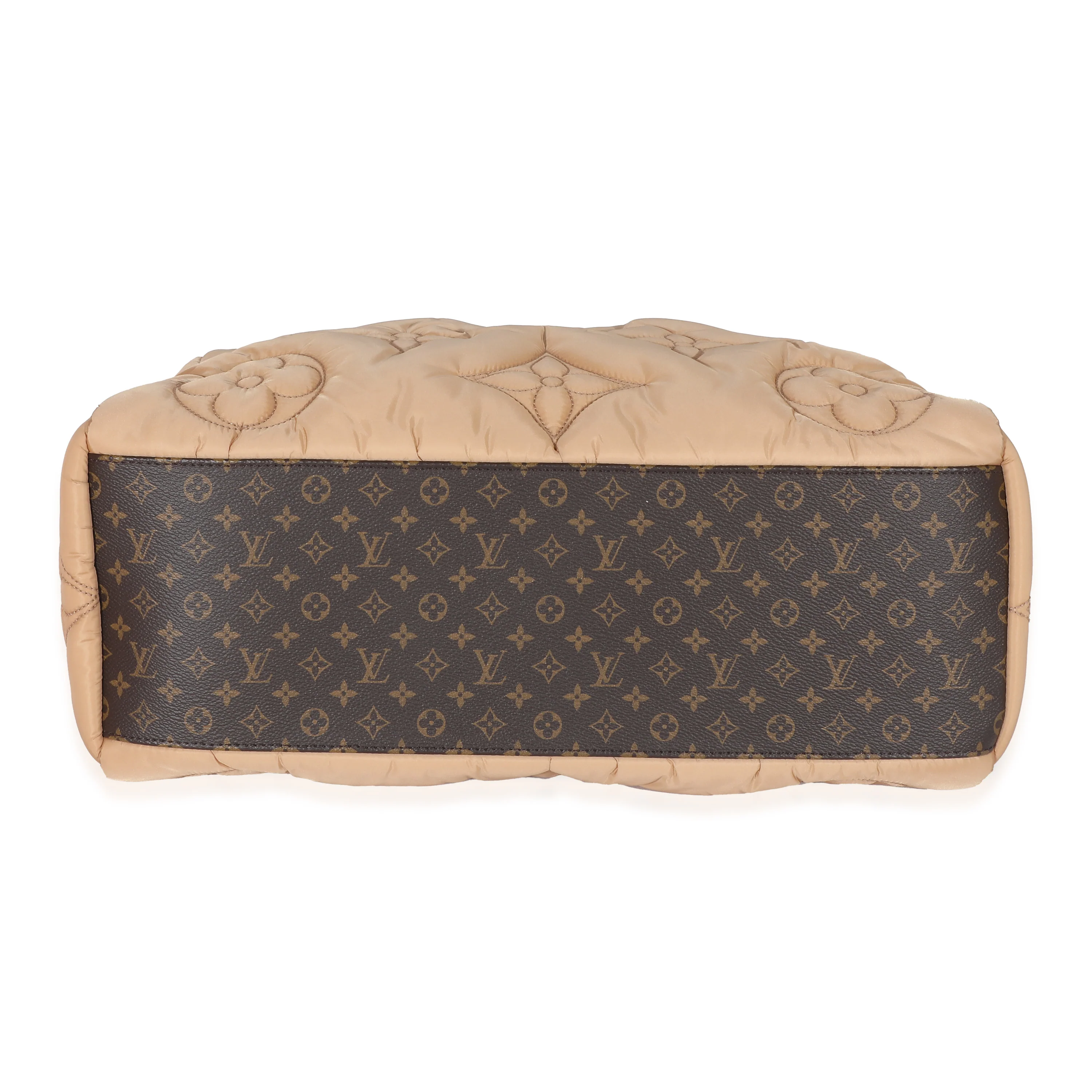 Louis Vuitton Beige Econyl Nylon Monogram Pillow Giant Onthego GM - Image 7