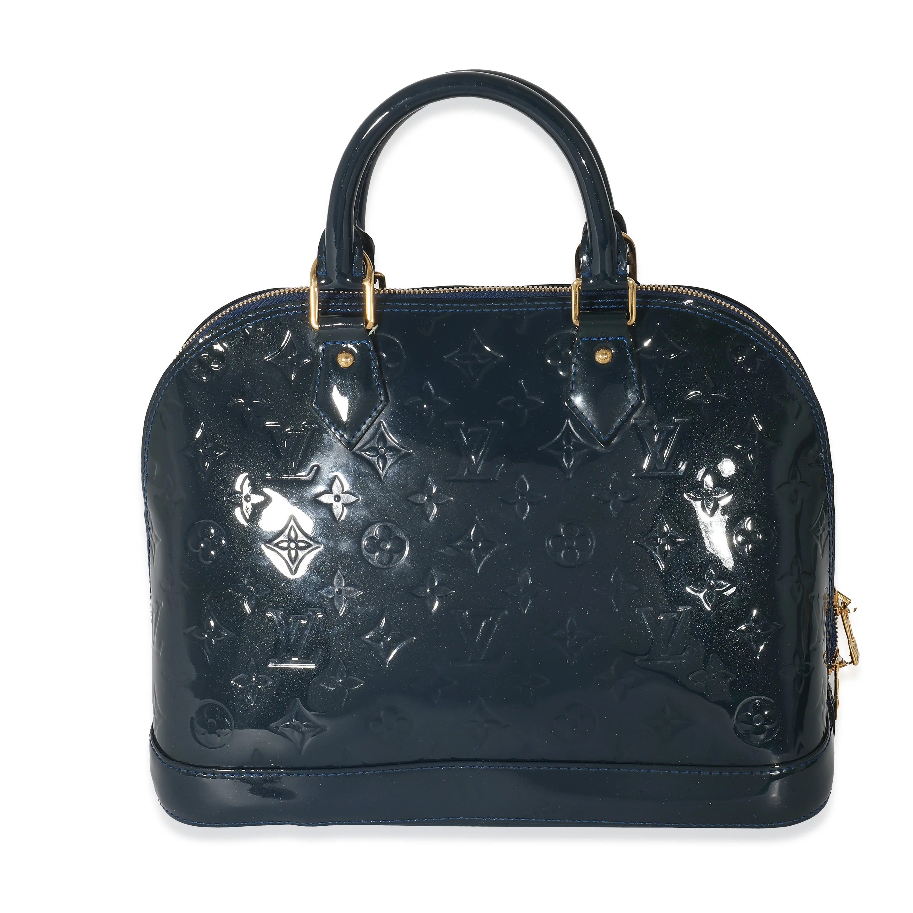 Louis Vuitton Blue Nuit Vernis Alma PM - Image 4