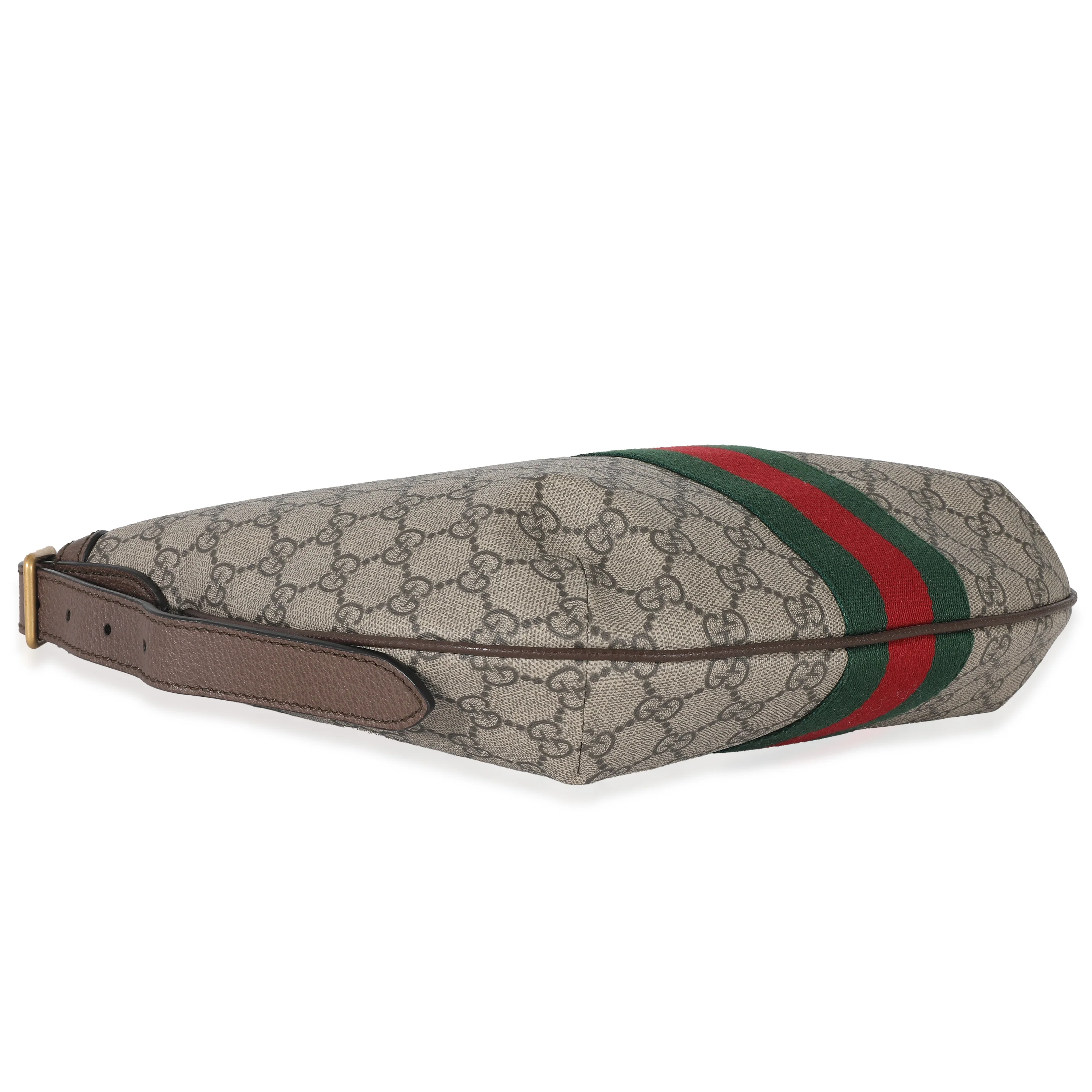 Gucci GG Supreme Web Small Ophidia Half Moon Hobo - Image 6