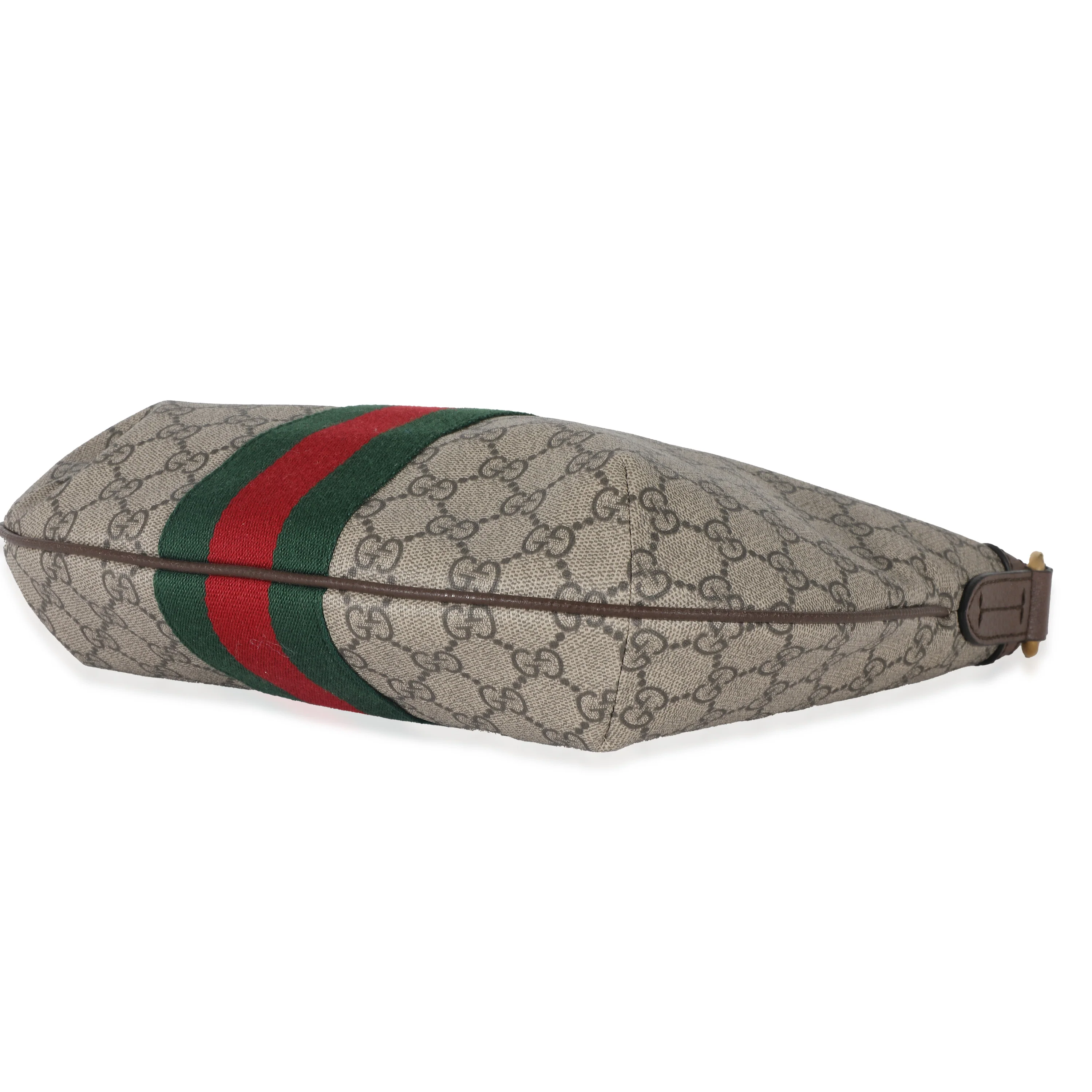 Gucci GG Supreme Web Small Ophidia Half Moon Hobo - Image 7