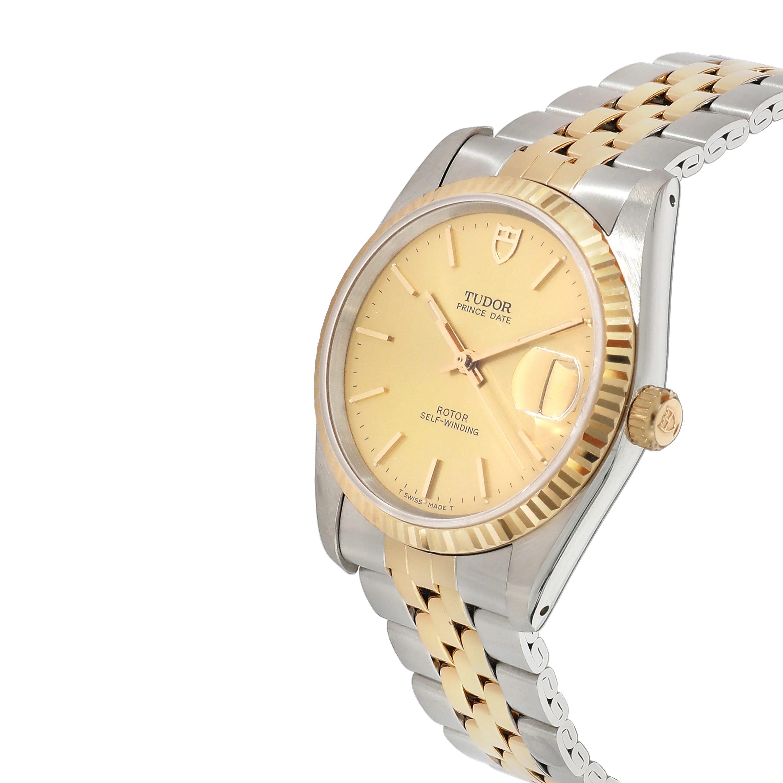 Tudor Prince Date 74033 Mens Watch in 18kt Stainless Steel/Yellow Gold - Image 3