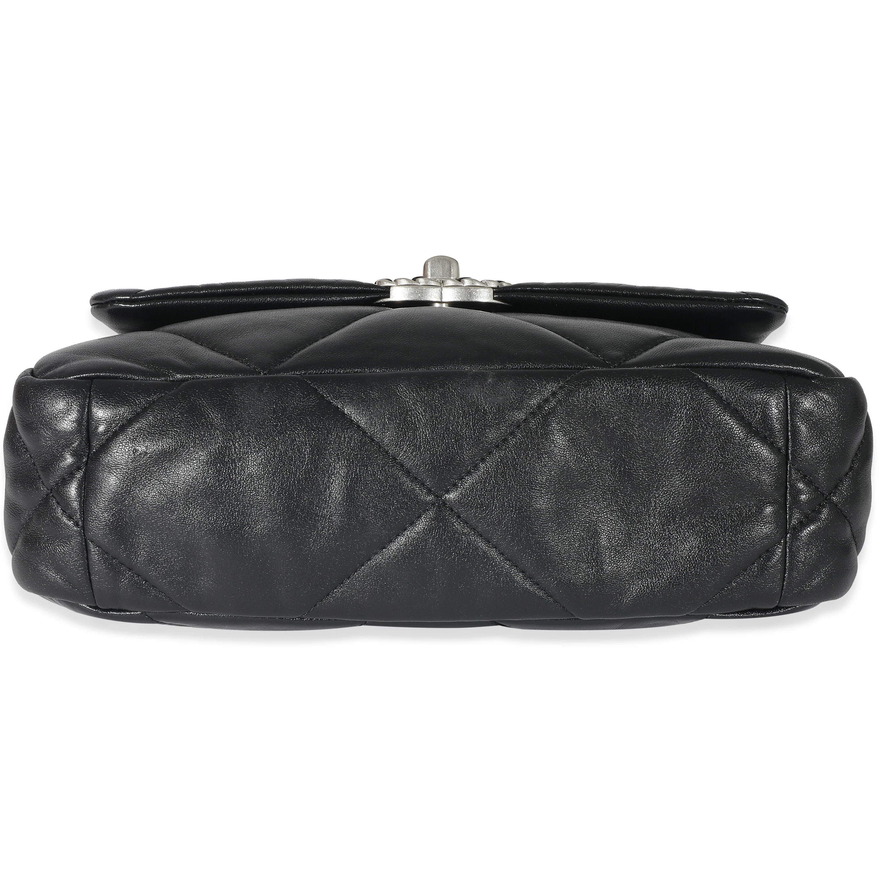 Chanel Black Quilted Goatskin Medium Chanel 19 Flap Bag - Image 5