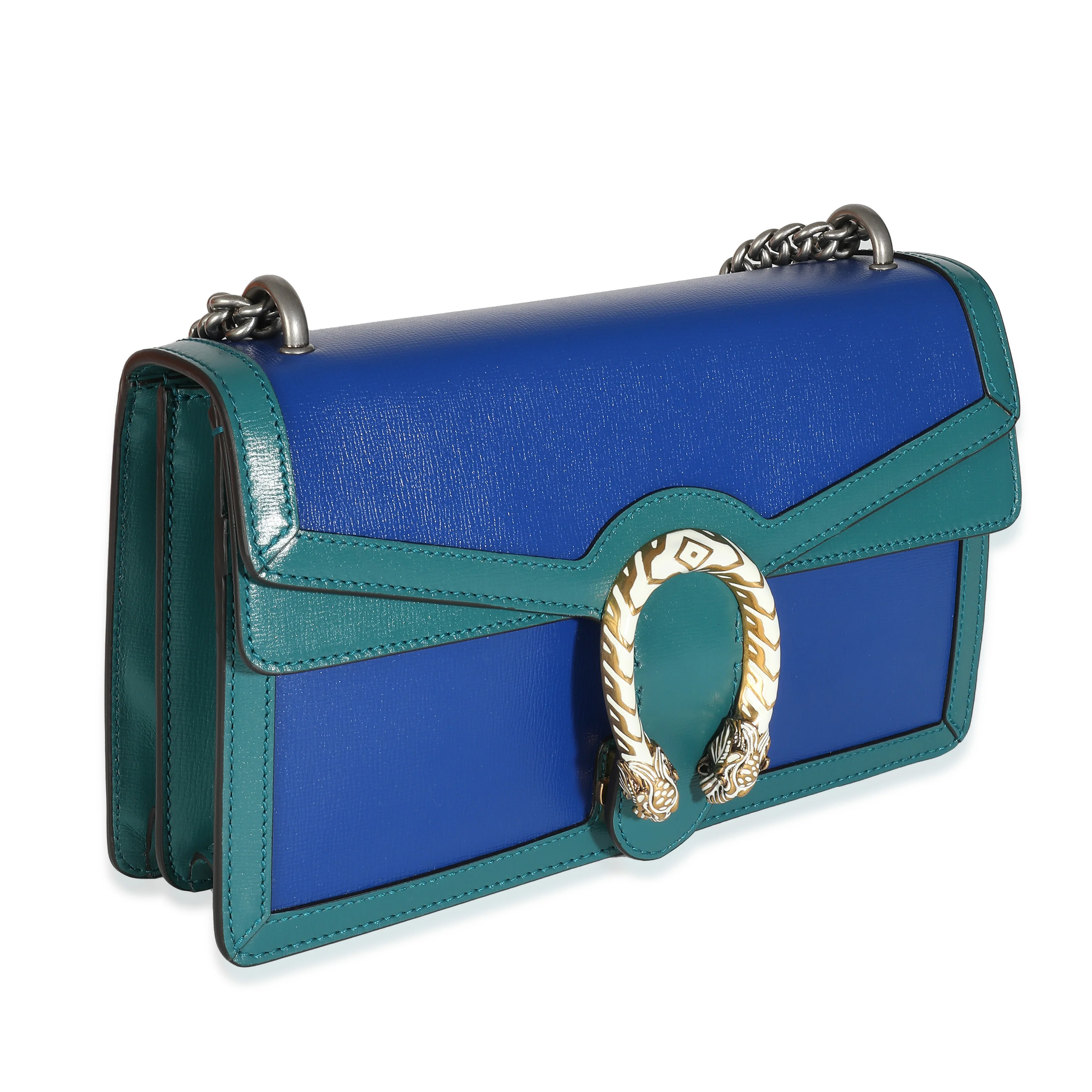 Blue Green Calfskin Small Dionysus Bag - Image 3