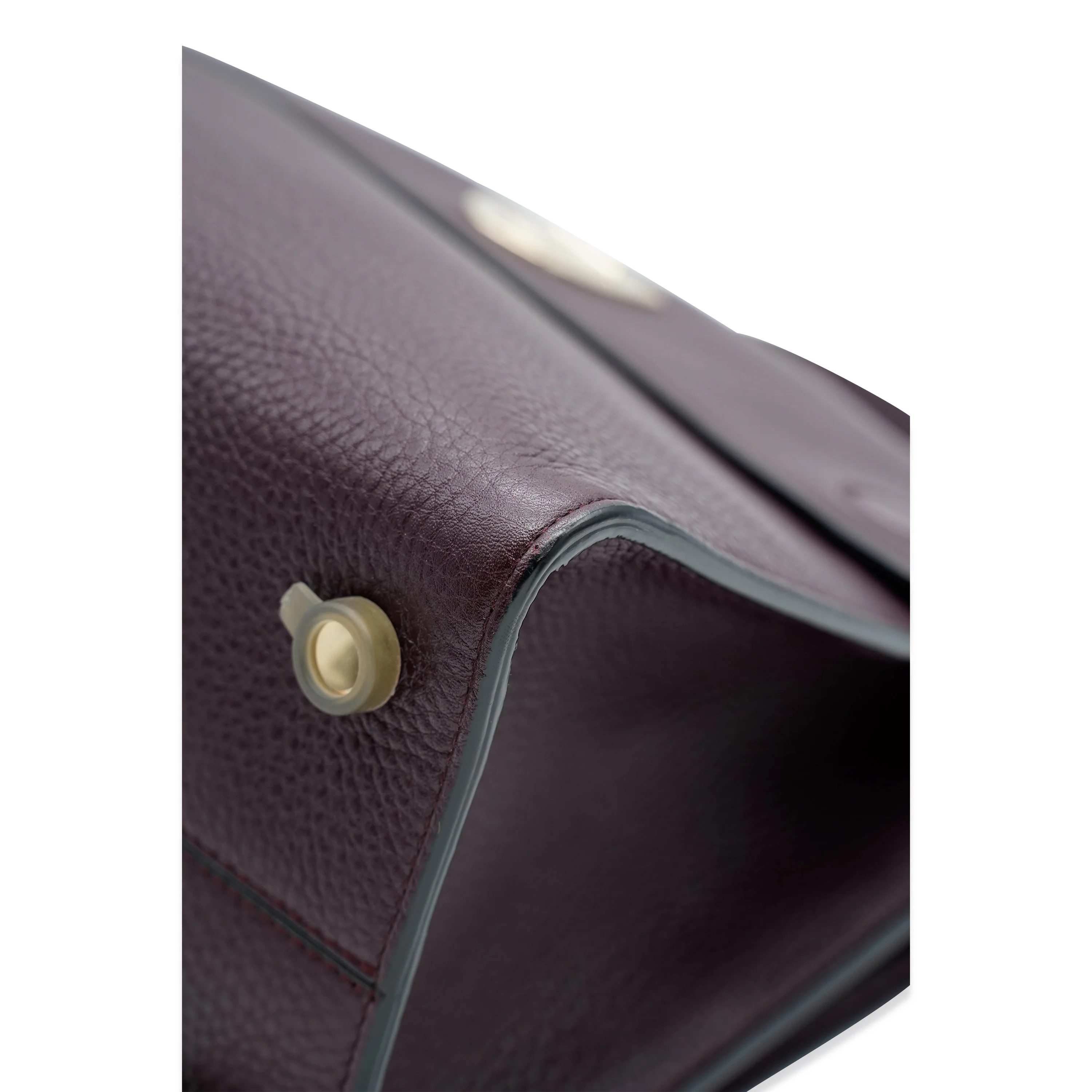 Christian Dior Burgundy Pebbled Leather Medium Diorever - Image 8
