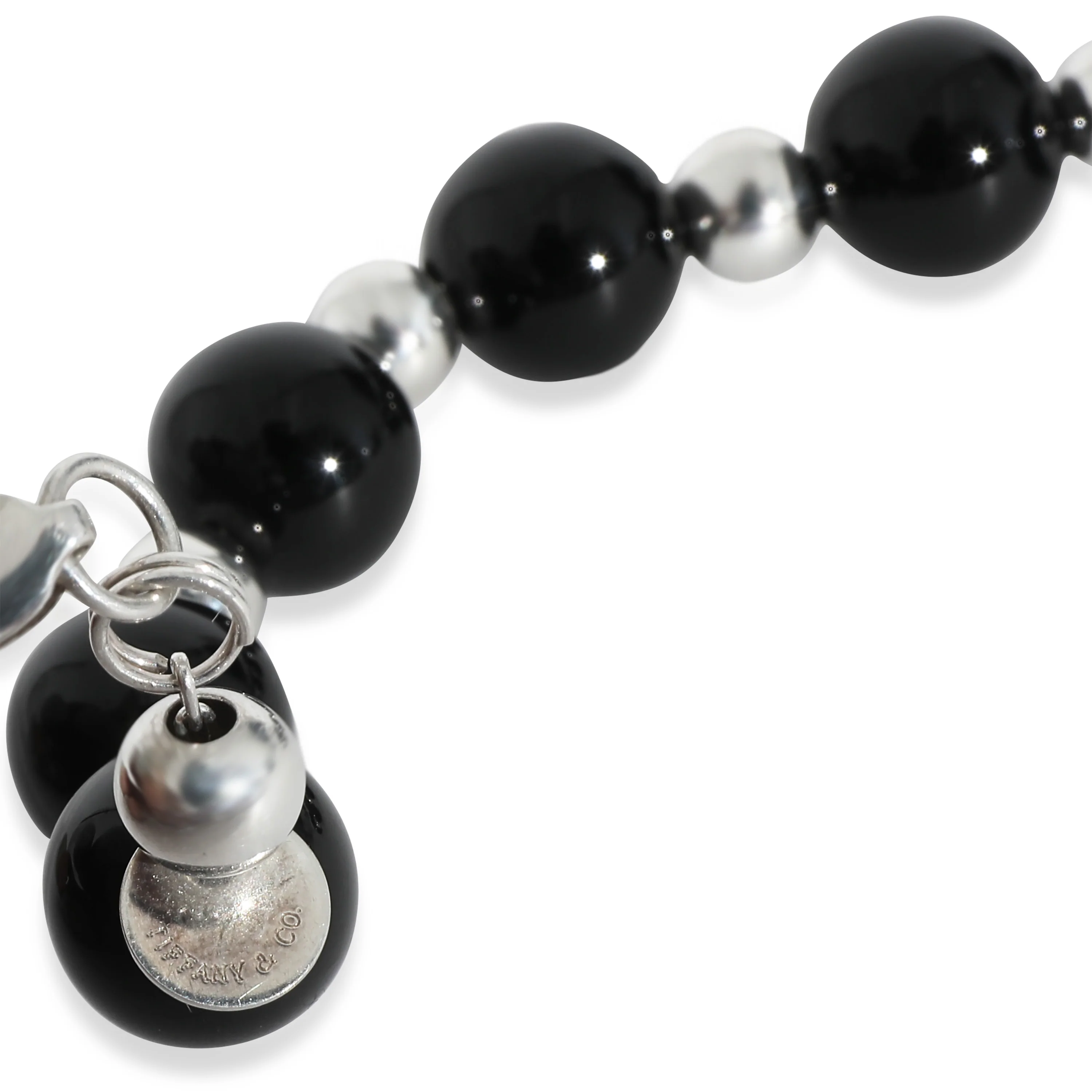 Tiffany & Co. Onyx Bracelet in Sterling Silver - Image 4