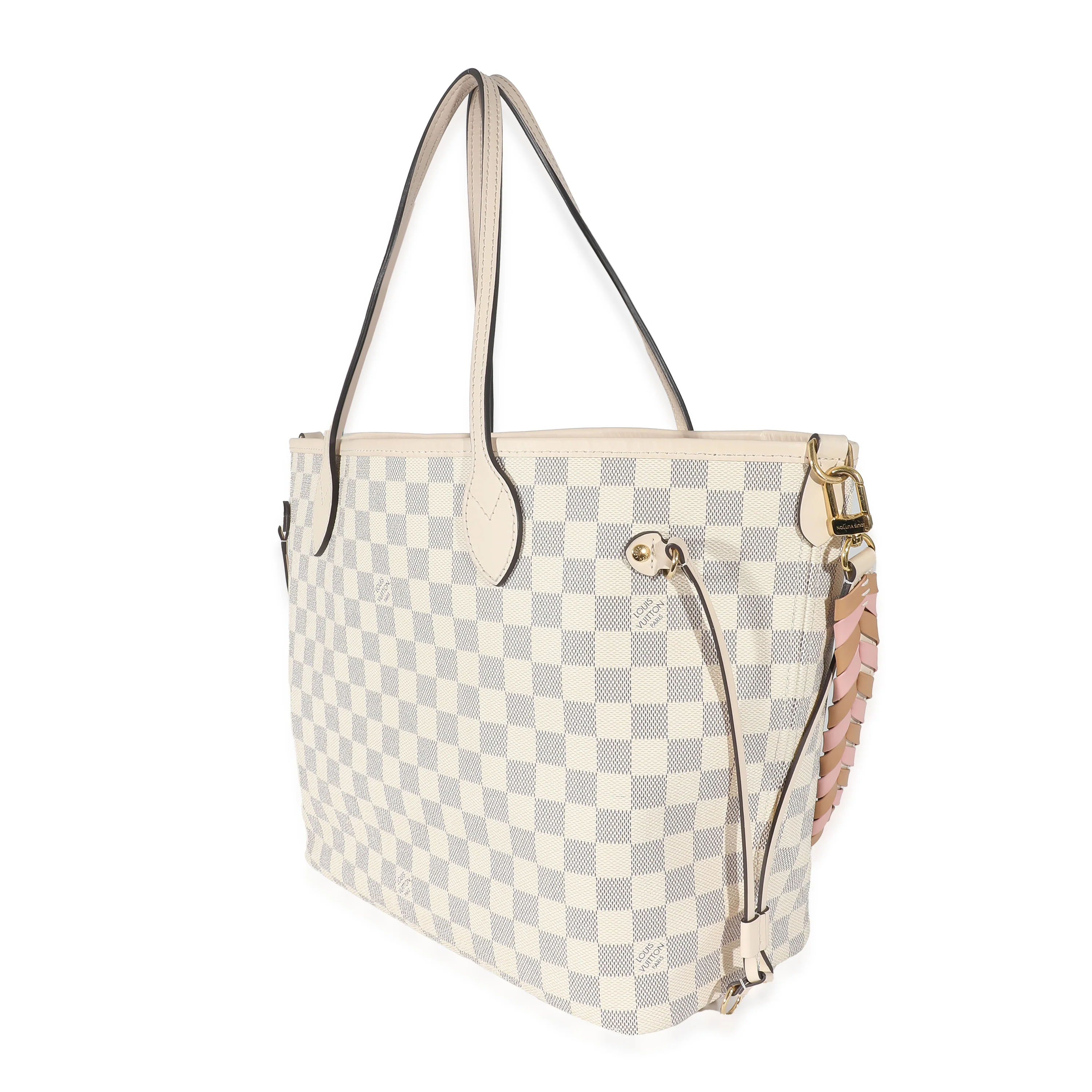 Louis Vuitton Damier Azur Canvas Braided Neverfull MM - Image 2