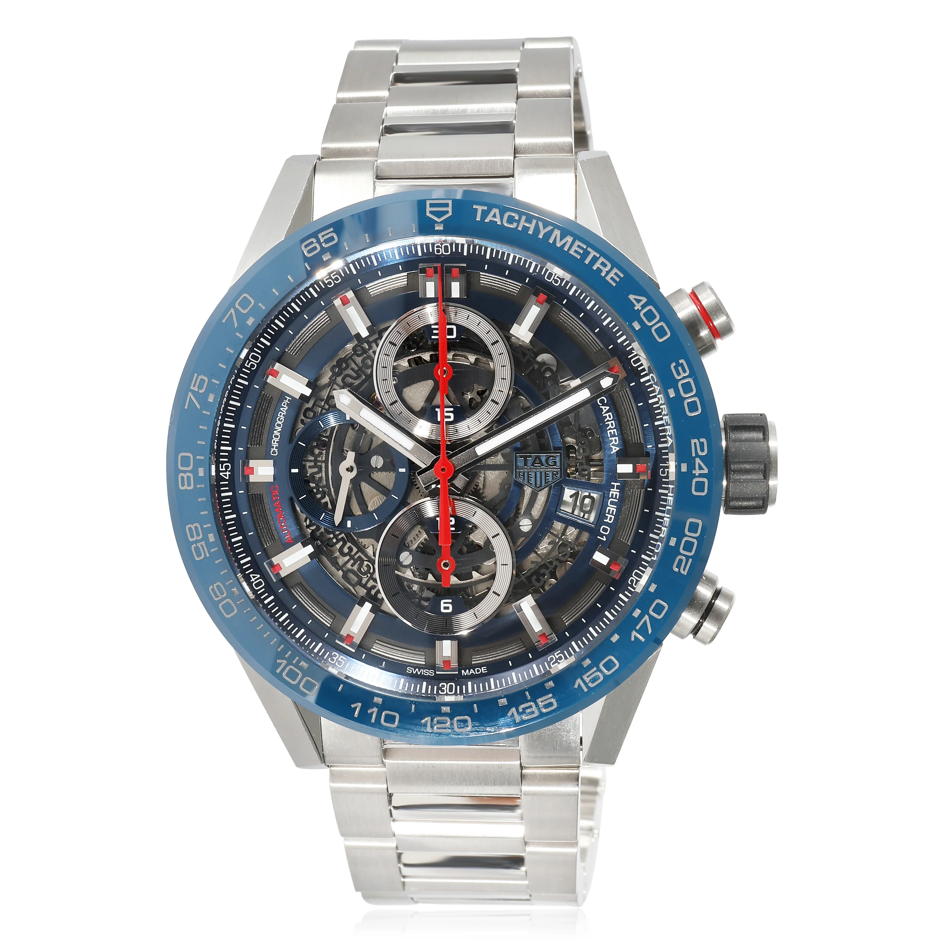 Tag Heuer Carrera CAR201T.BA0766 Mens Watch in Stainless Steel/Ceramic - Image 6