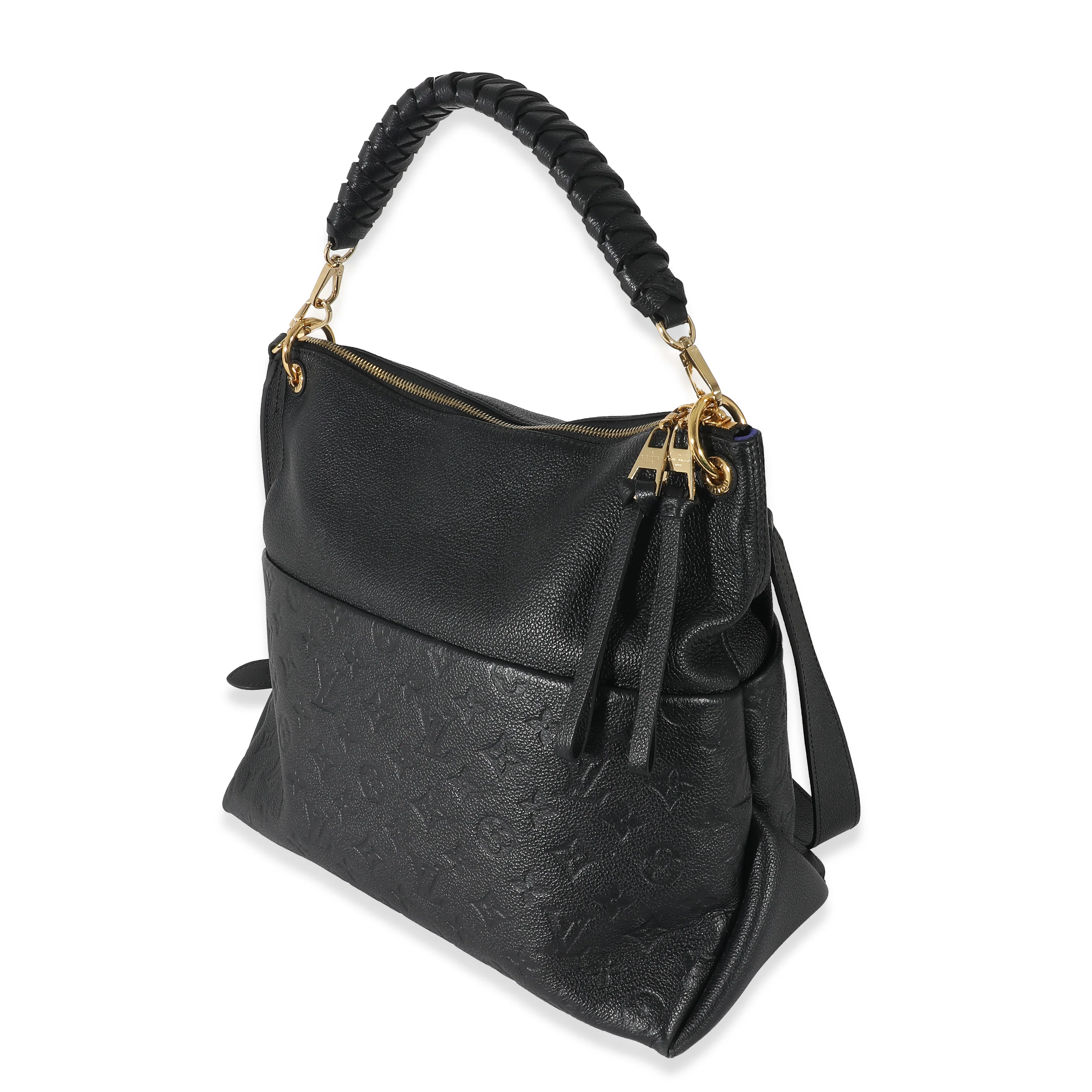 Louis Vuitton Black Monogram Empreinte Maida Hobo - Image 2