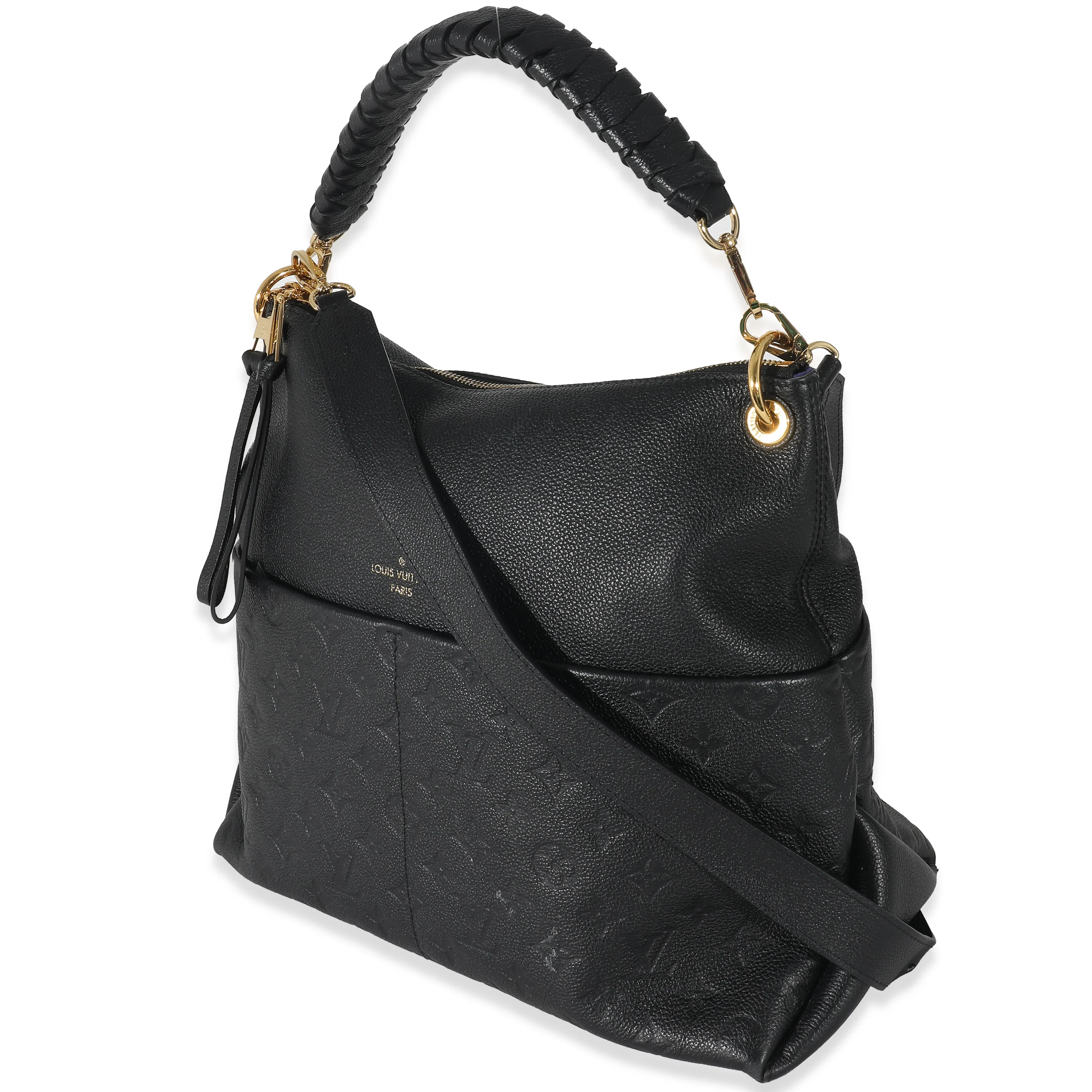 Louis Vuitton Black Monogram Empreinte Maida Hobo - Image 4