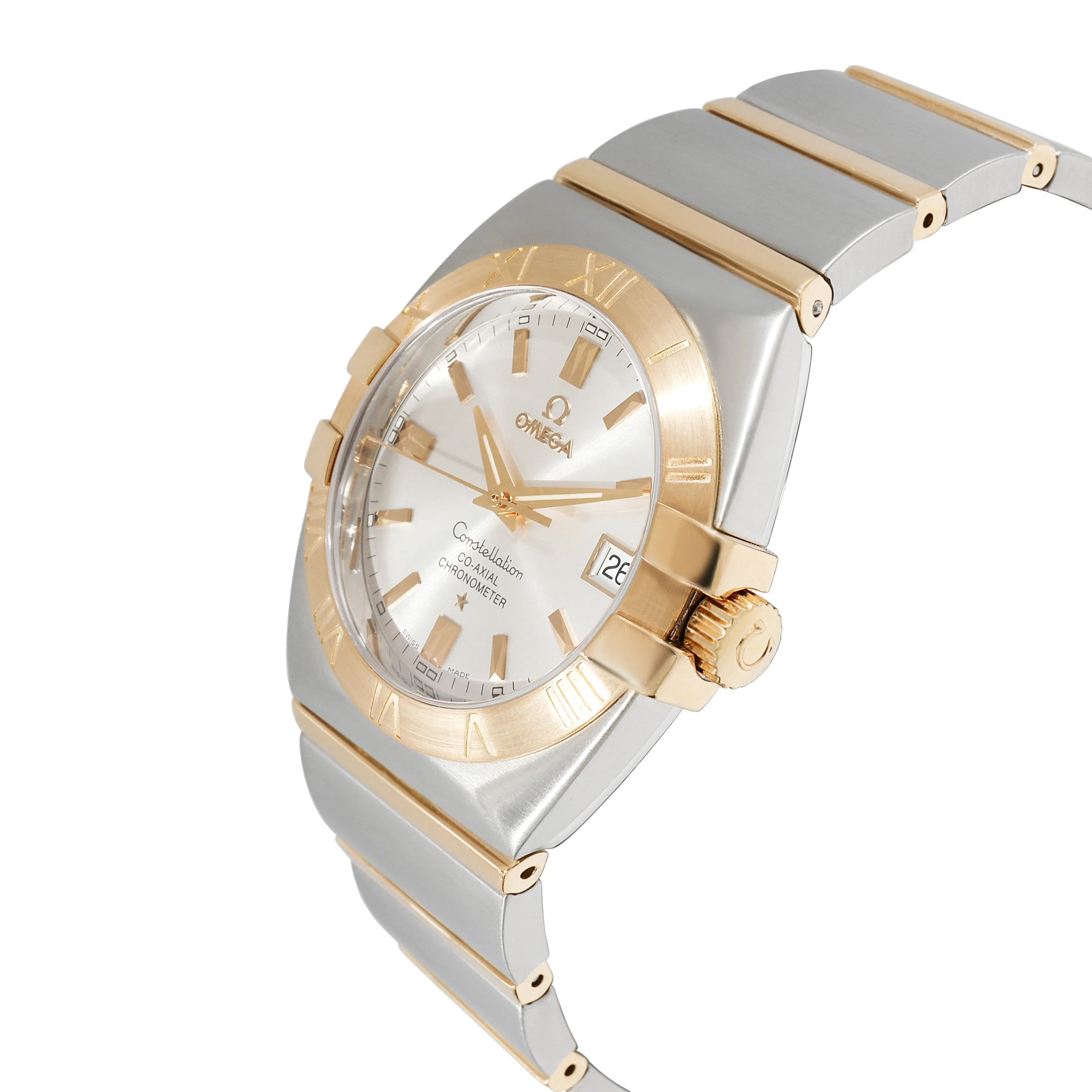 Omega Constellation Double Eagle 1201.30.00 Mens Watch in  Stainless Steel/Yell - Image 3