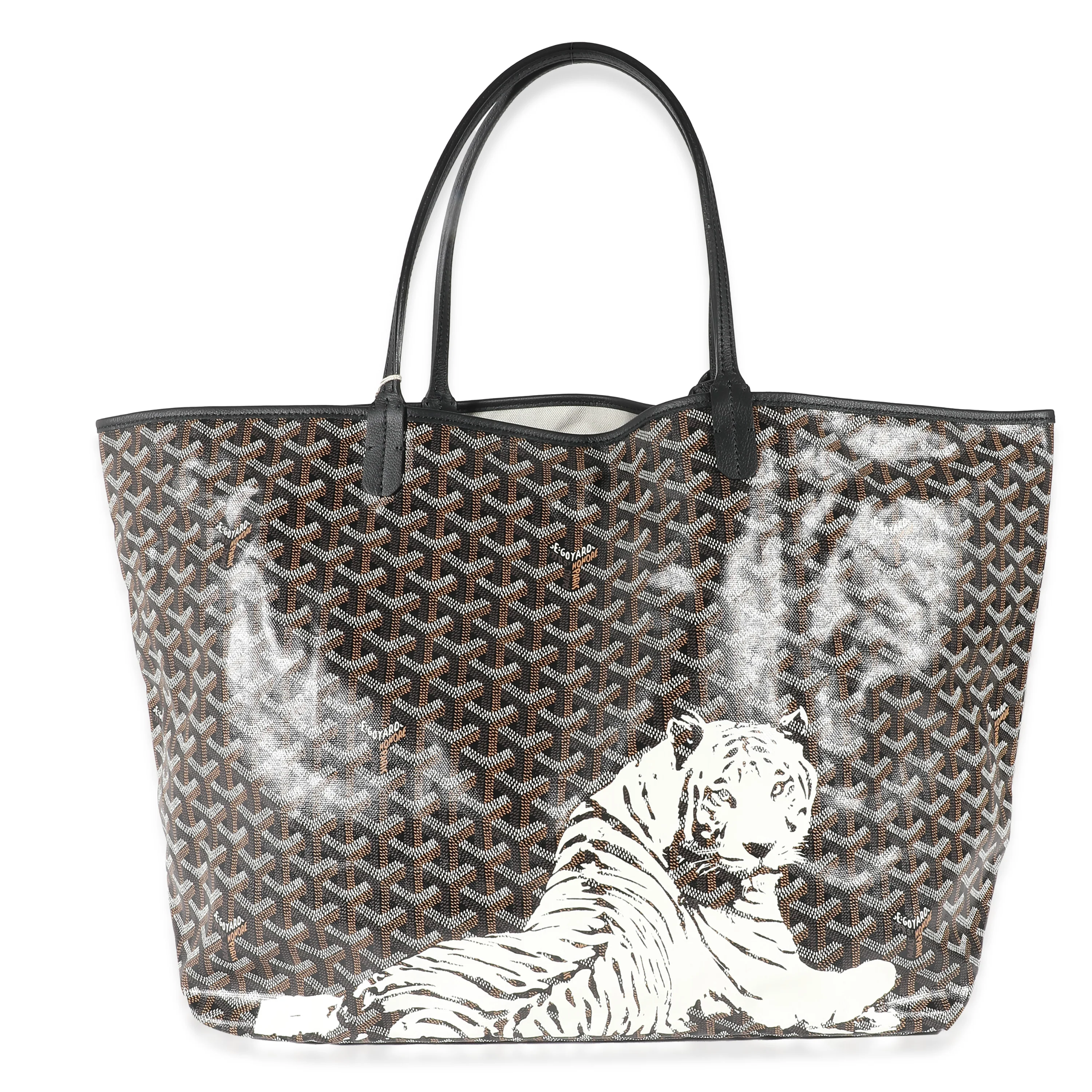 Goyard Black Goyardine Tiger Saint Louis GM - Image 3