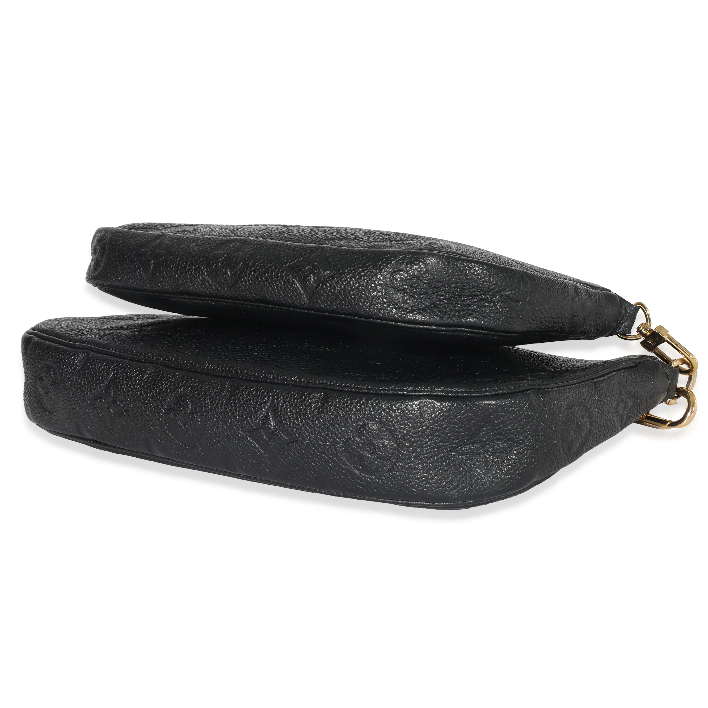 Louis Vuitton Black Monogram Empreinte Multi Pochette Accessoires - Image 7
