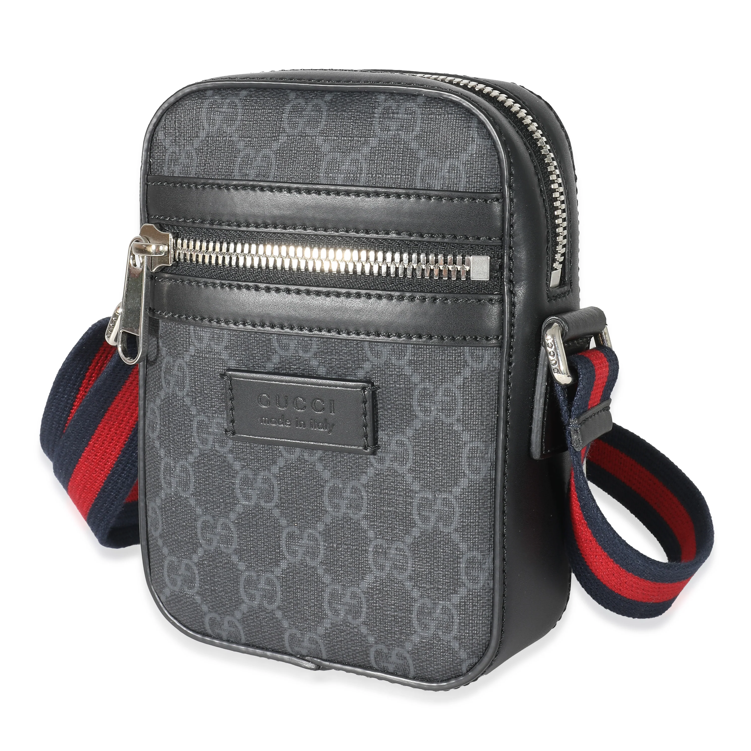Gucci Black GG Supreme Messenger - Image 2