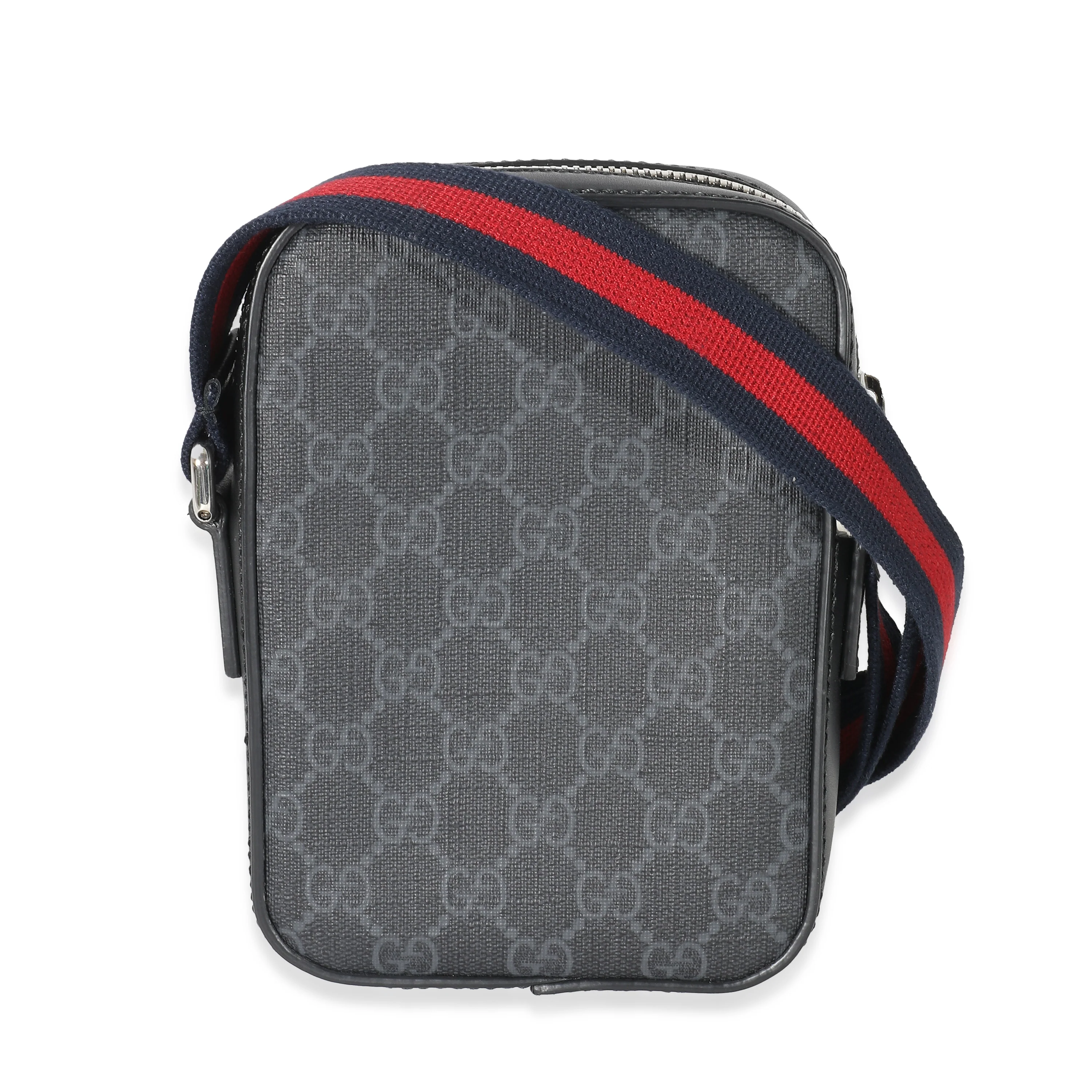 Gucci Black GG Supreme Messenger - Image 3