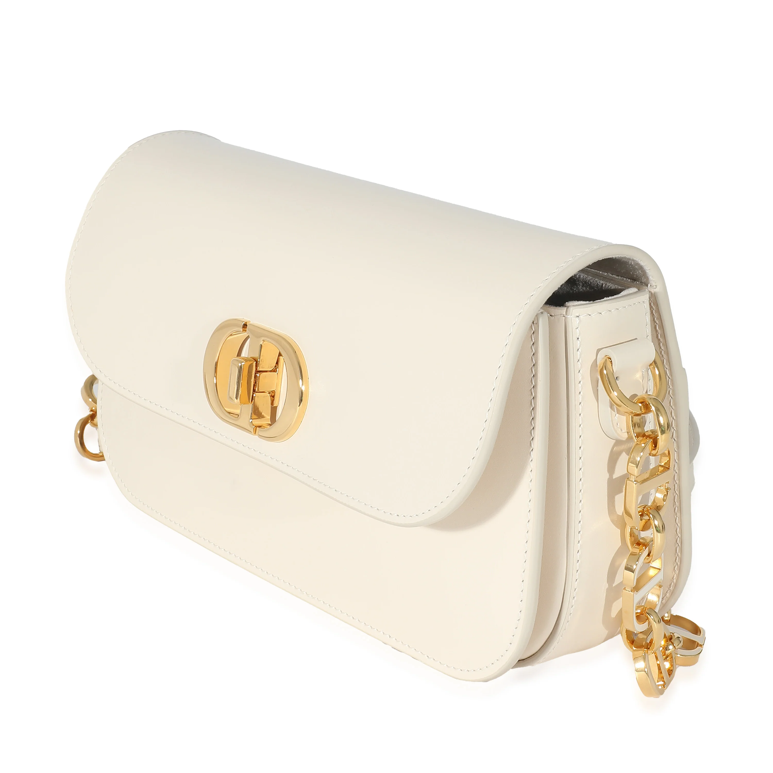 Christian Dior Dusty Ivory Leather 30 Montaigne Avenue Flap Bag - Image 2