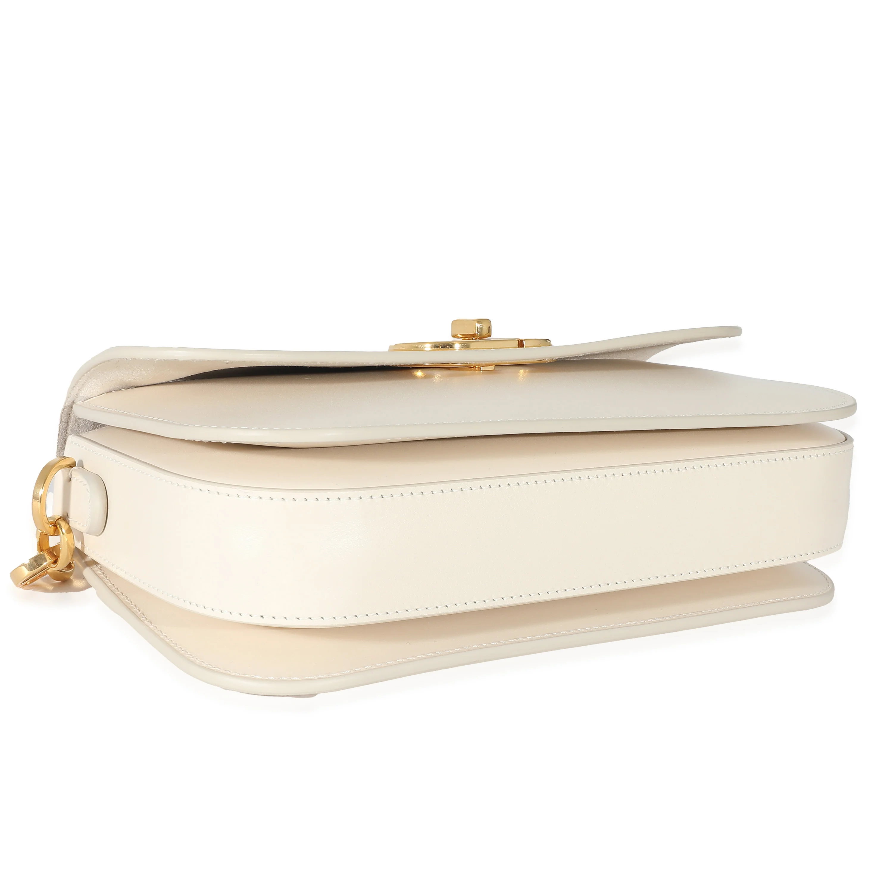 Christian Dior Dusty Ivory Leather 30 Montaigne Avenue Flap Bag - Image 4