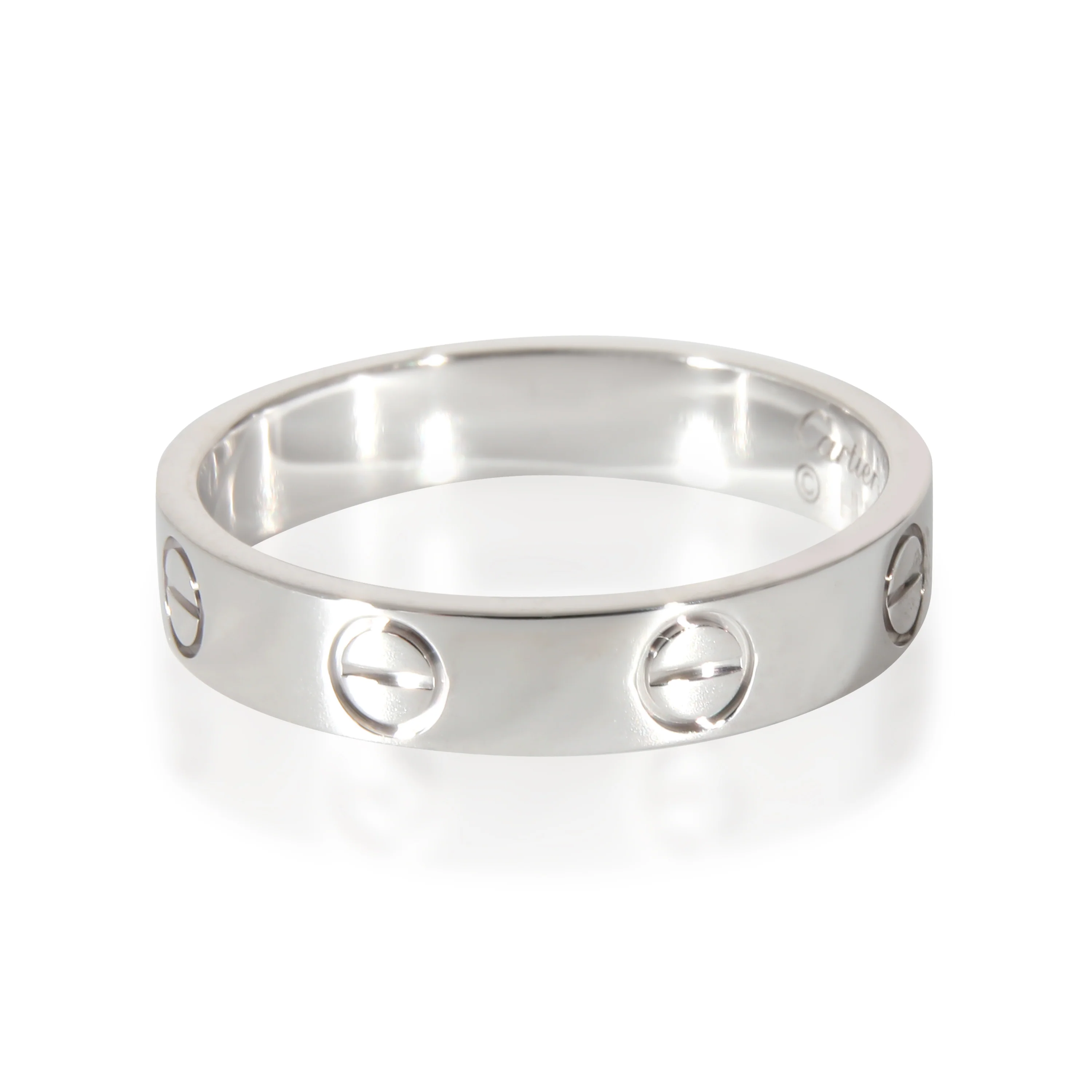 Cartier LOVE Wedding Band in 18K White Gold - Image 2