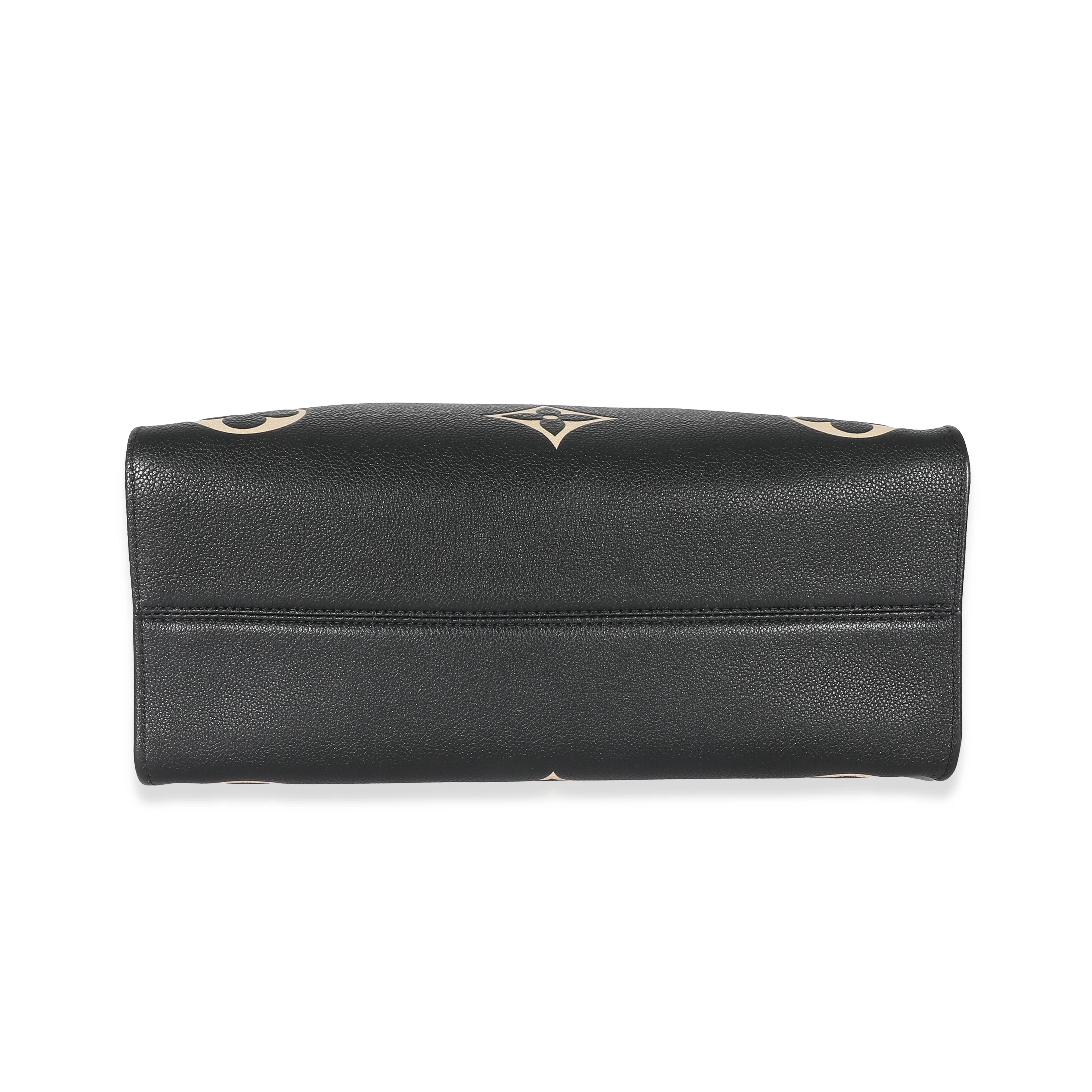 Louis Vuitton Black Beige Monogram Empreinte Onthego MM - Image 5