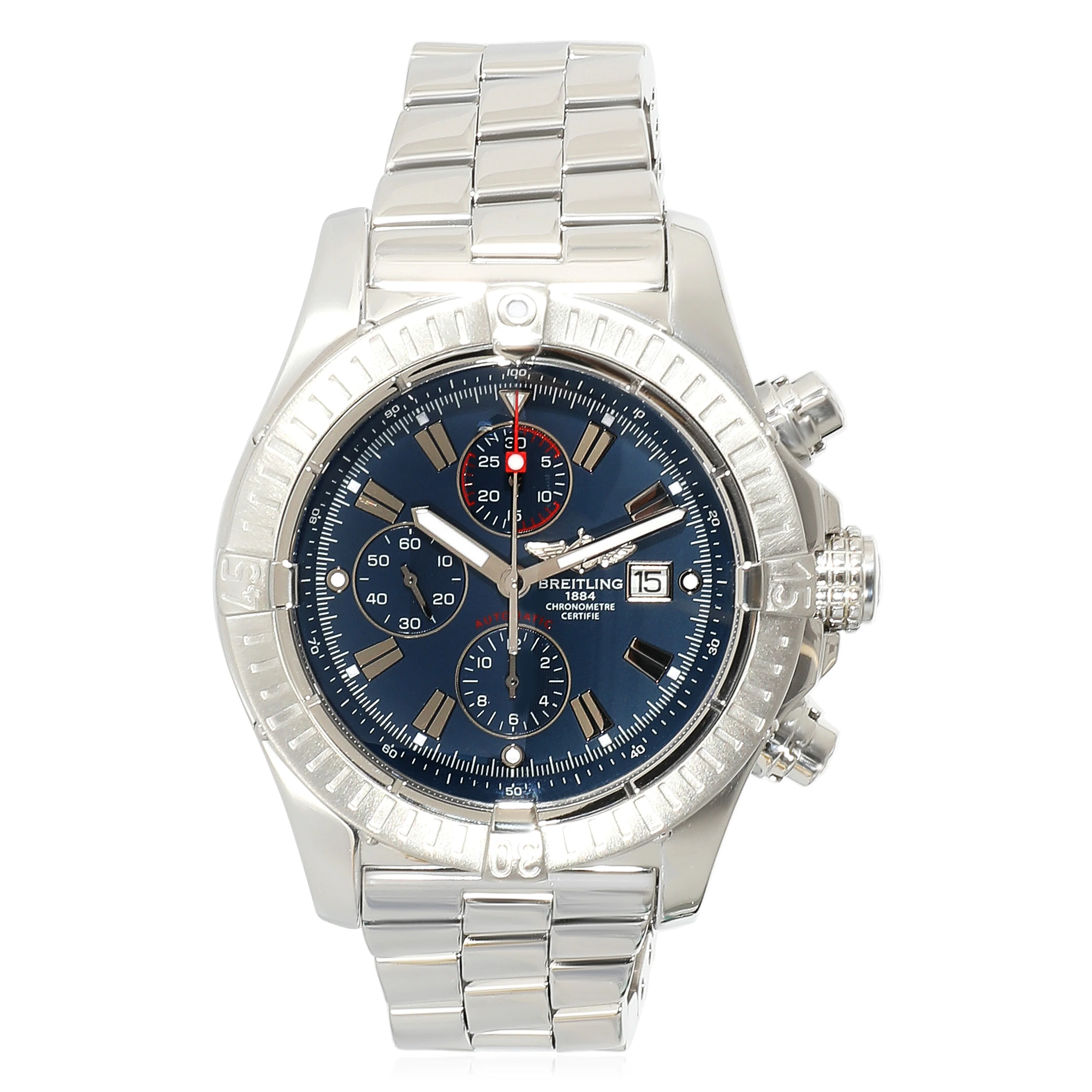 Breitling Super Avenger A13370 Mens Watch in Stainless Steel - Image 5